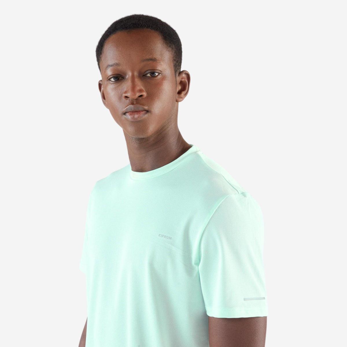 Kiprun Men's Breathable Running T-Shirt, Kiprun Run 500 Yellow