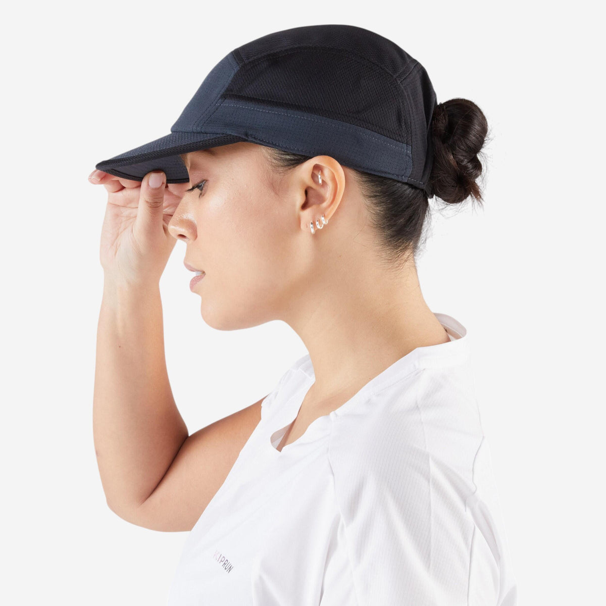 Kiprun Men's and Women's Running Cap, Kiprun Purple and Yellow