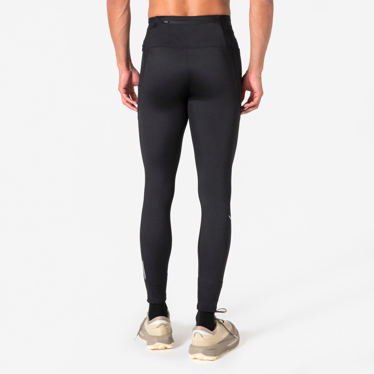 Kiprun Men's Breathable Running Tights, Kiprun Run Flow Dark Brown