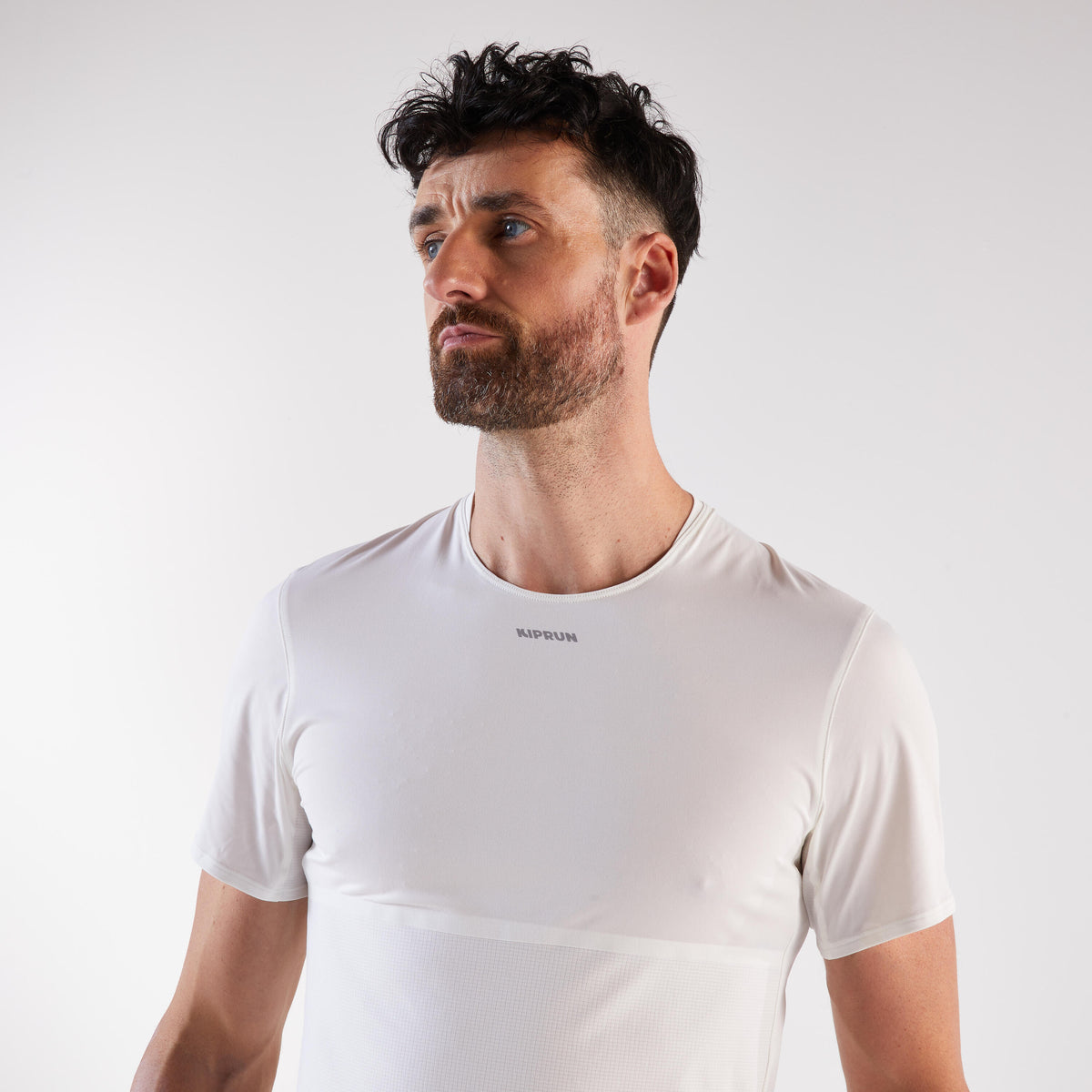 Kiprun Men's Long-Distance Running T-Shirt - Kiprun Run 900 Ultra - Beige