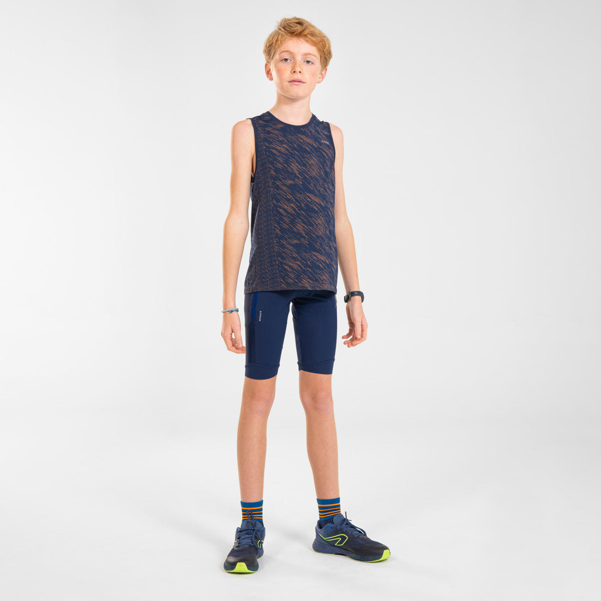 Kiprun Kids' Warm Running Tights - Kiprun Warm+ Black