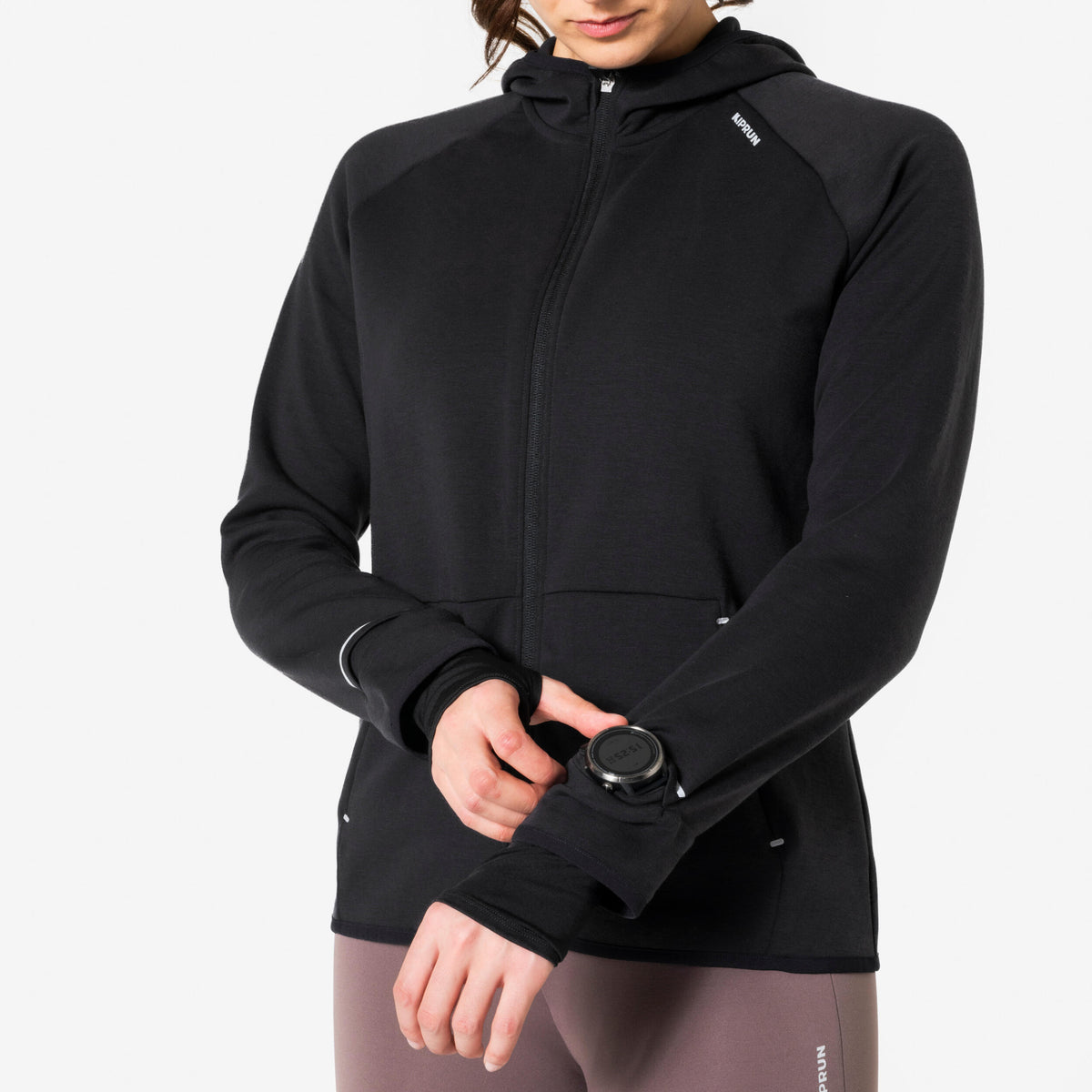 Kiprun Women's 1 / 2 Zip Long-Sleeved Running T-Shirt - Kiprun Run 900 Warm Brown