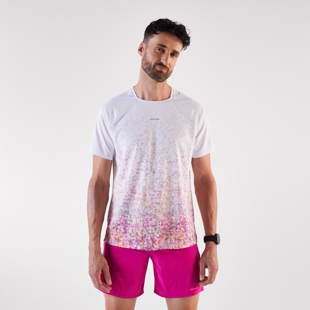 Kiprun Men's Trail Running T-Shirt, Kiprun Run 500 White