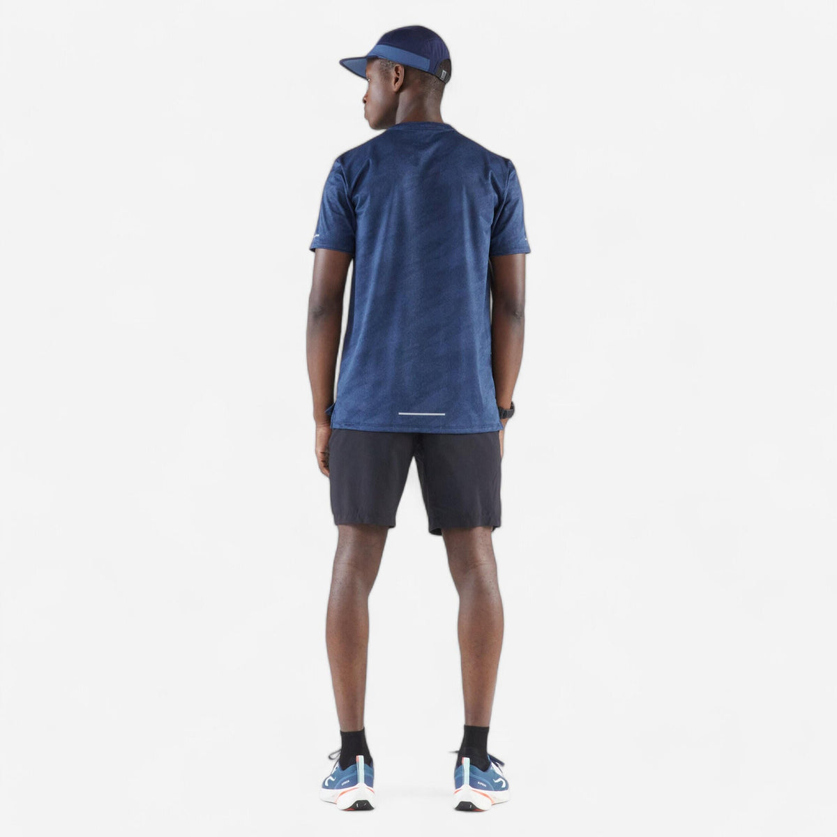 Kiprun Men's Running T-Shirt Kiprun Run 500 Graph Blue