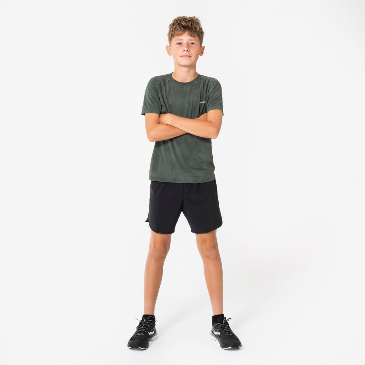 Kiprun Run900 Strap Running Socks Khaki