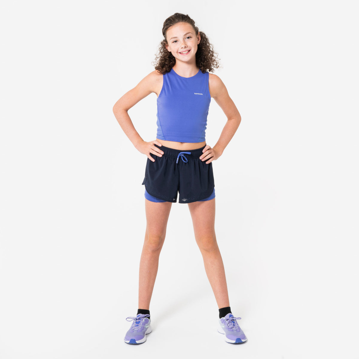 Kiprun Kids' Seamless Running Tank Top Kiprun 900 Light-Light Green