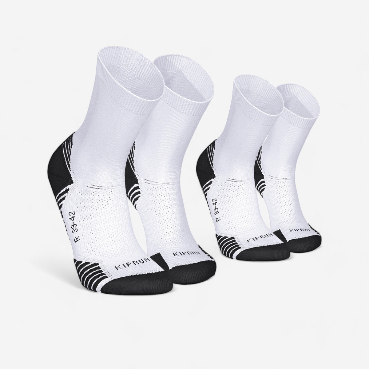 Kiprun Thick Mid-Calf Running Socks Run900 - Brown