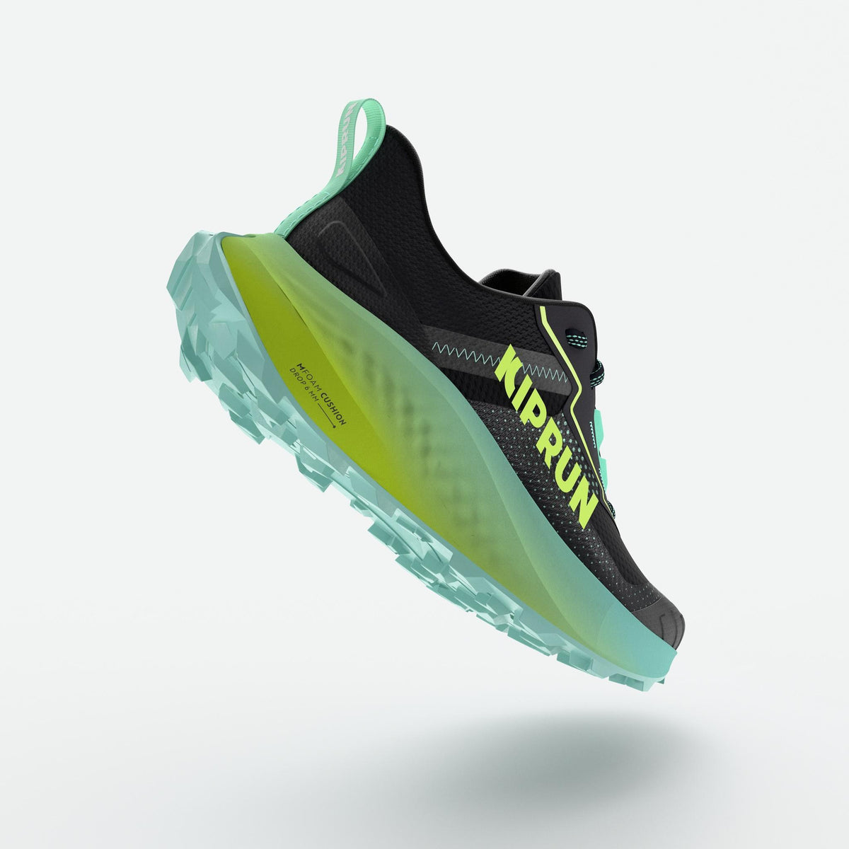 Kiprun Kids' Running Shoes - K500 Grip Trail Running Shoes - Black