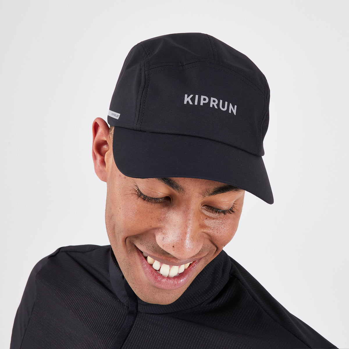 Kiprun Care Kids' Seamless Running Tank Top - Navy / Orange