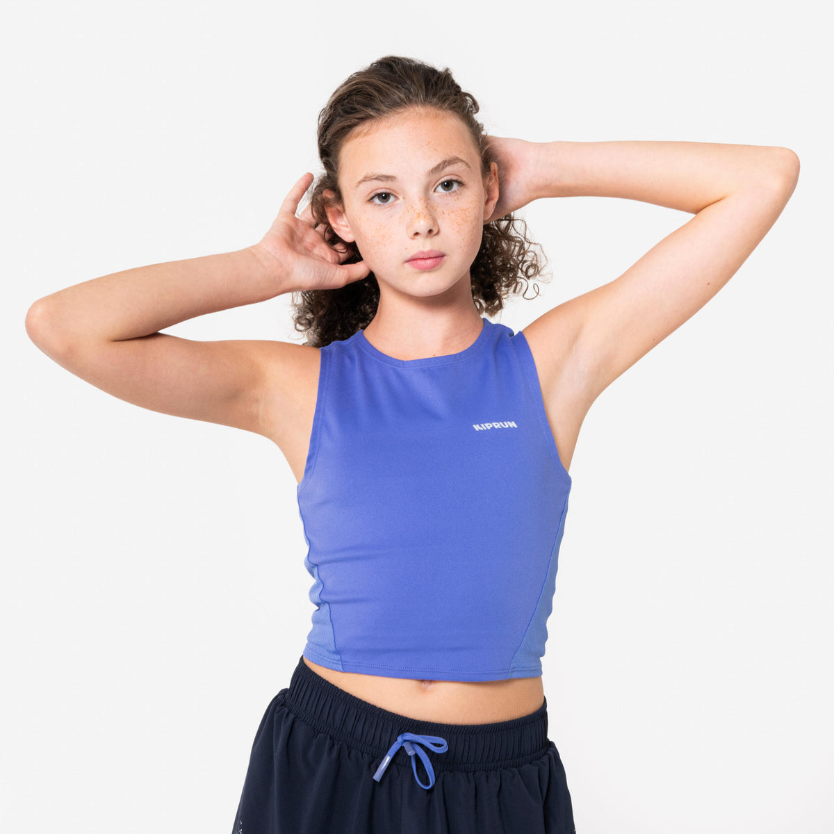 Kiprun Kids' Seamless Running Tank Top Kiprun 900 Light-Light Green