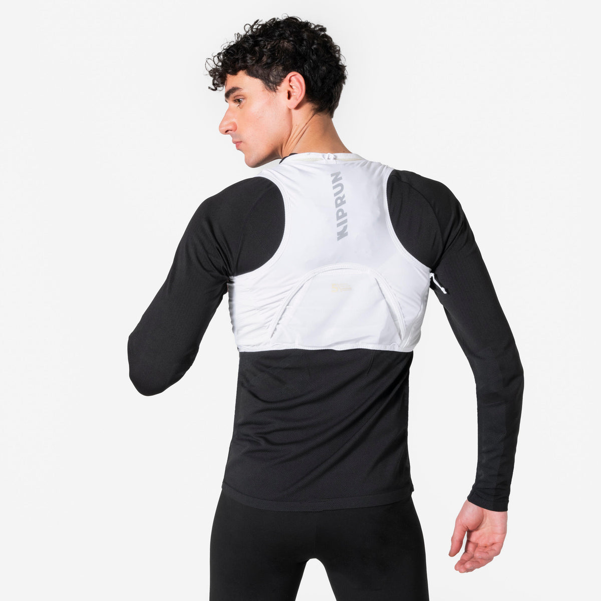 Kiprun Run 900 Warm Regul Men's Long-Sleeved Running Jacket - Beige