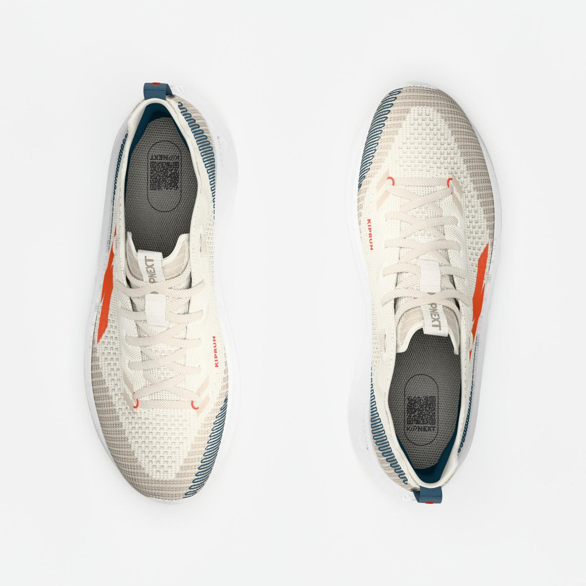 Kiprun Kipride Gravel Women's Road and Trail Running Shoes - Beige and Orange