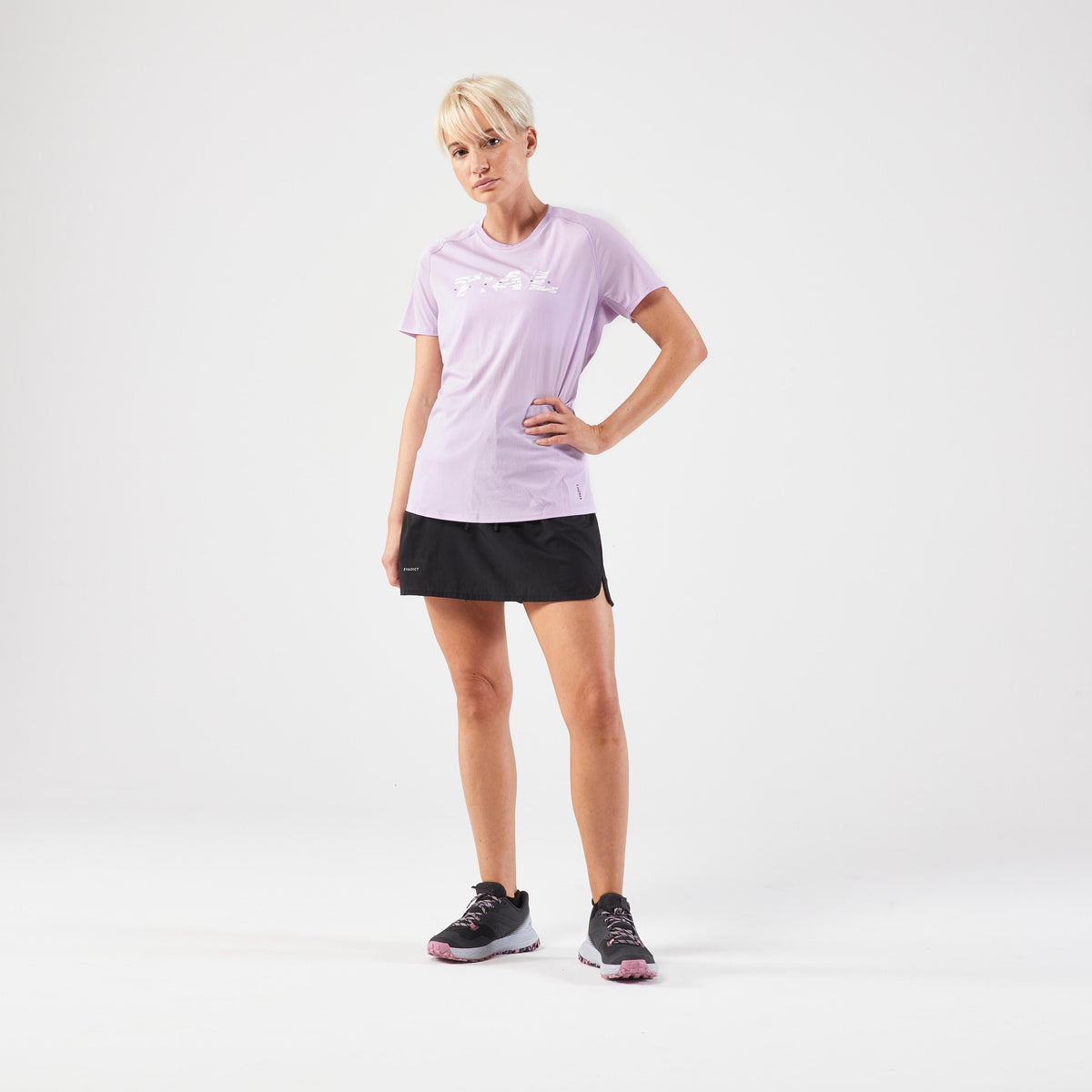 Kiprun Women's Trail Running Baggy Shorts - Black