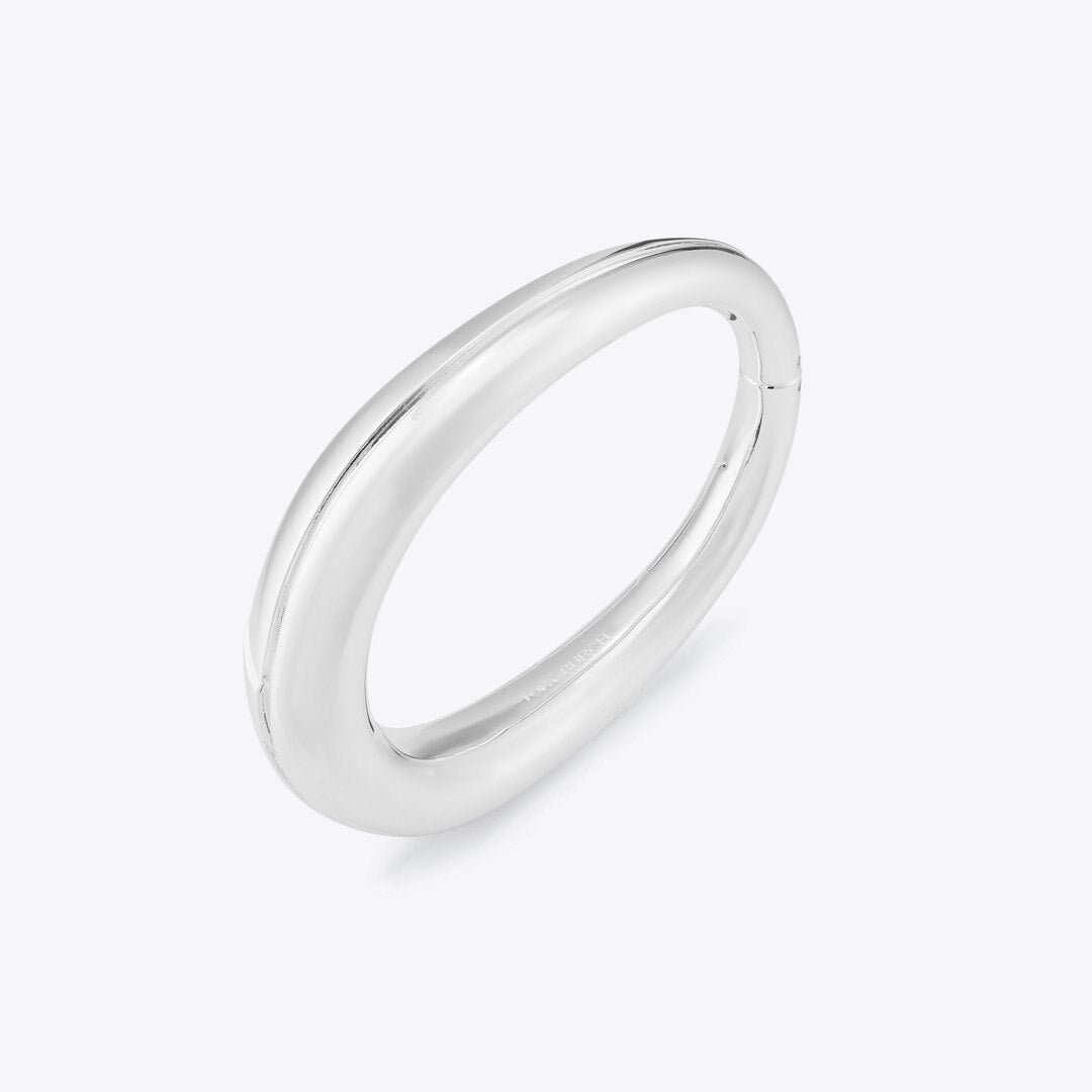 Tory Burch Pierced Cuff Light Silver