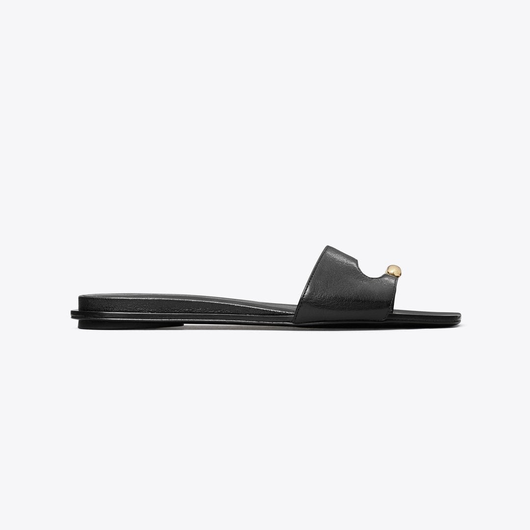 Tory Burch Pierced Slide PERFECT BLACK / GOLD
