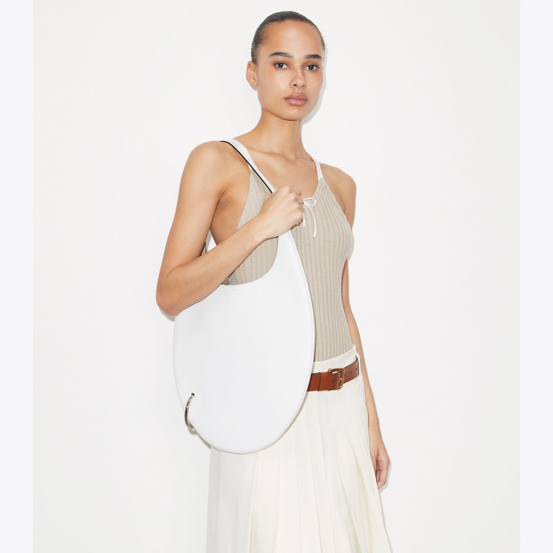 Tory Burch Pierced Soft Bag Cirrus Cloud