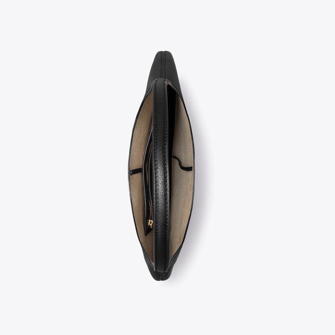 Tory Burch Pierced Soft Bag Black