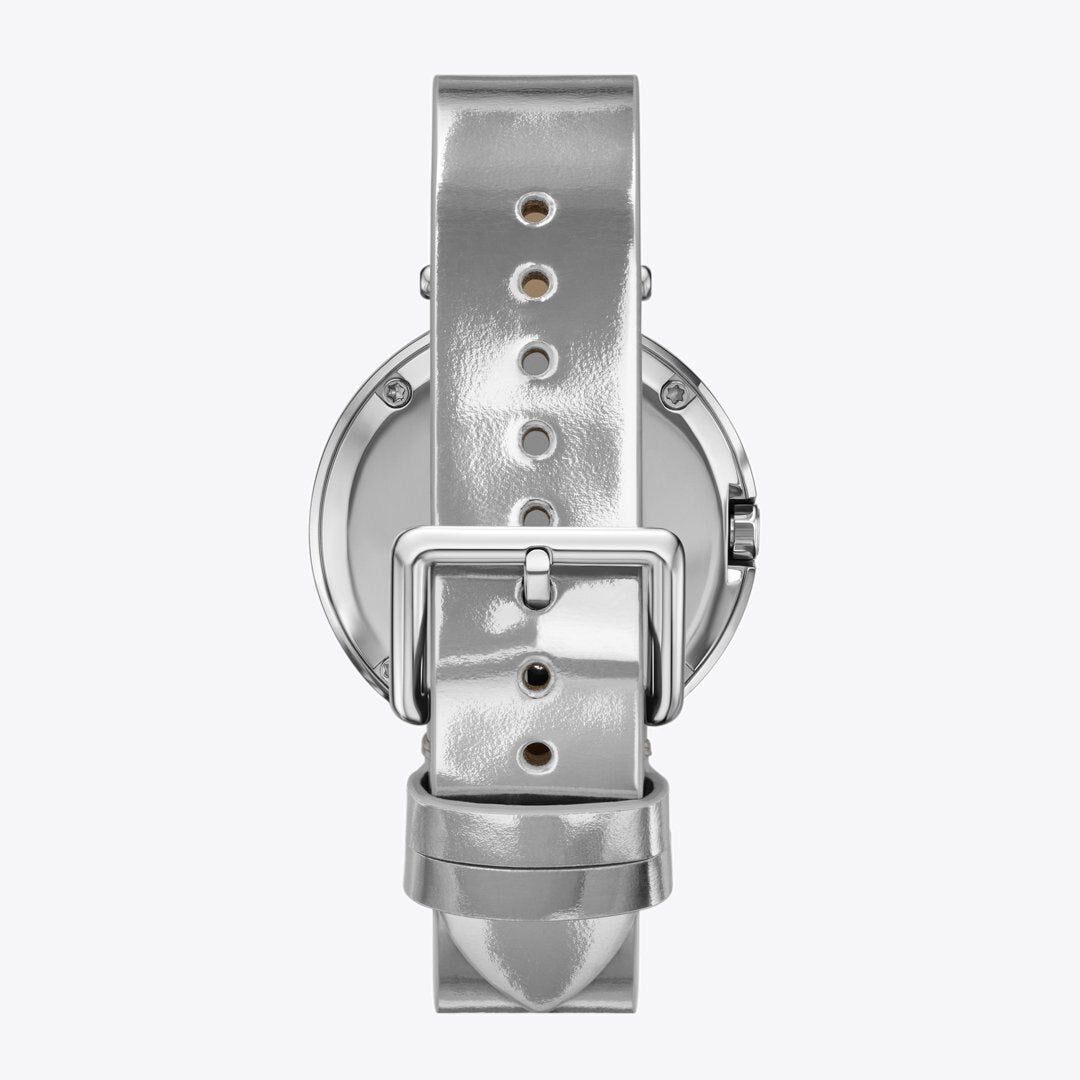 Tory Burch Pierced Watch SILVER/METALLIC