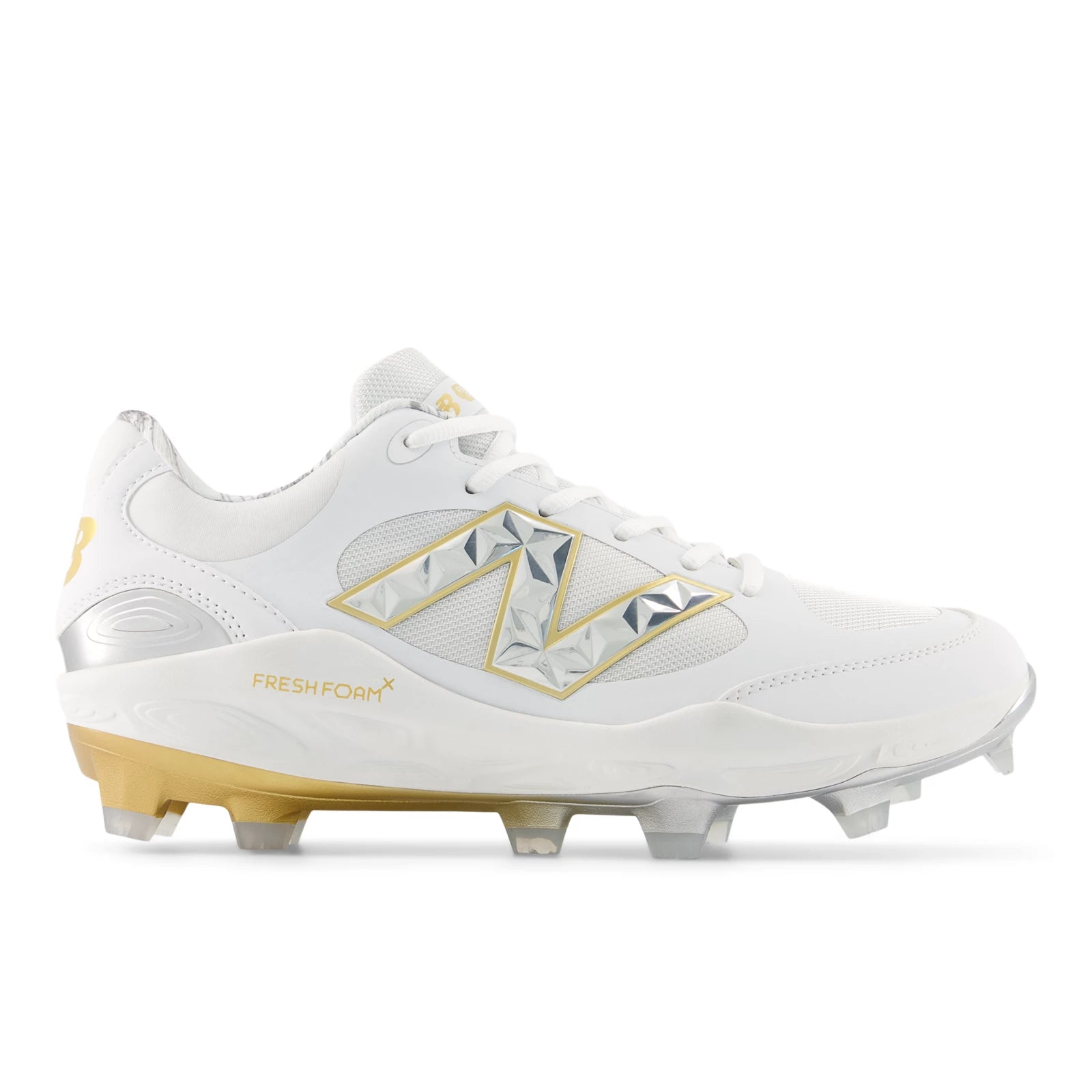New Balance Fresh Foam 3000V7 Molded White With Gold White With Gold