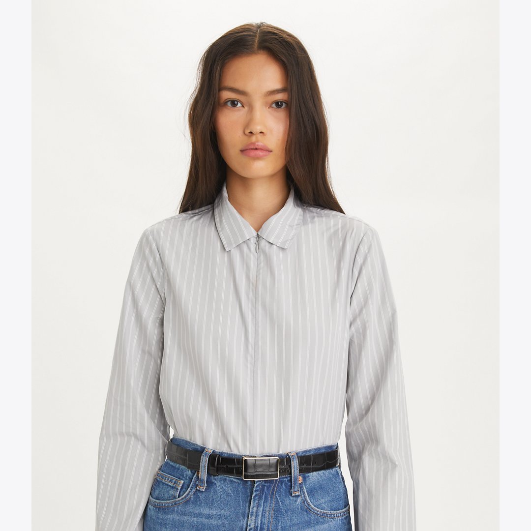 Tory Burch Plate Croc-Embossed Belt Pansy Purple