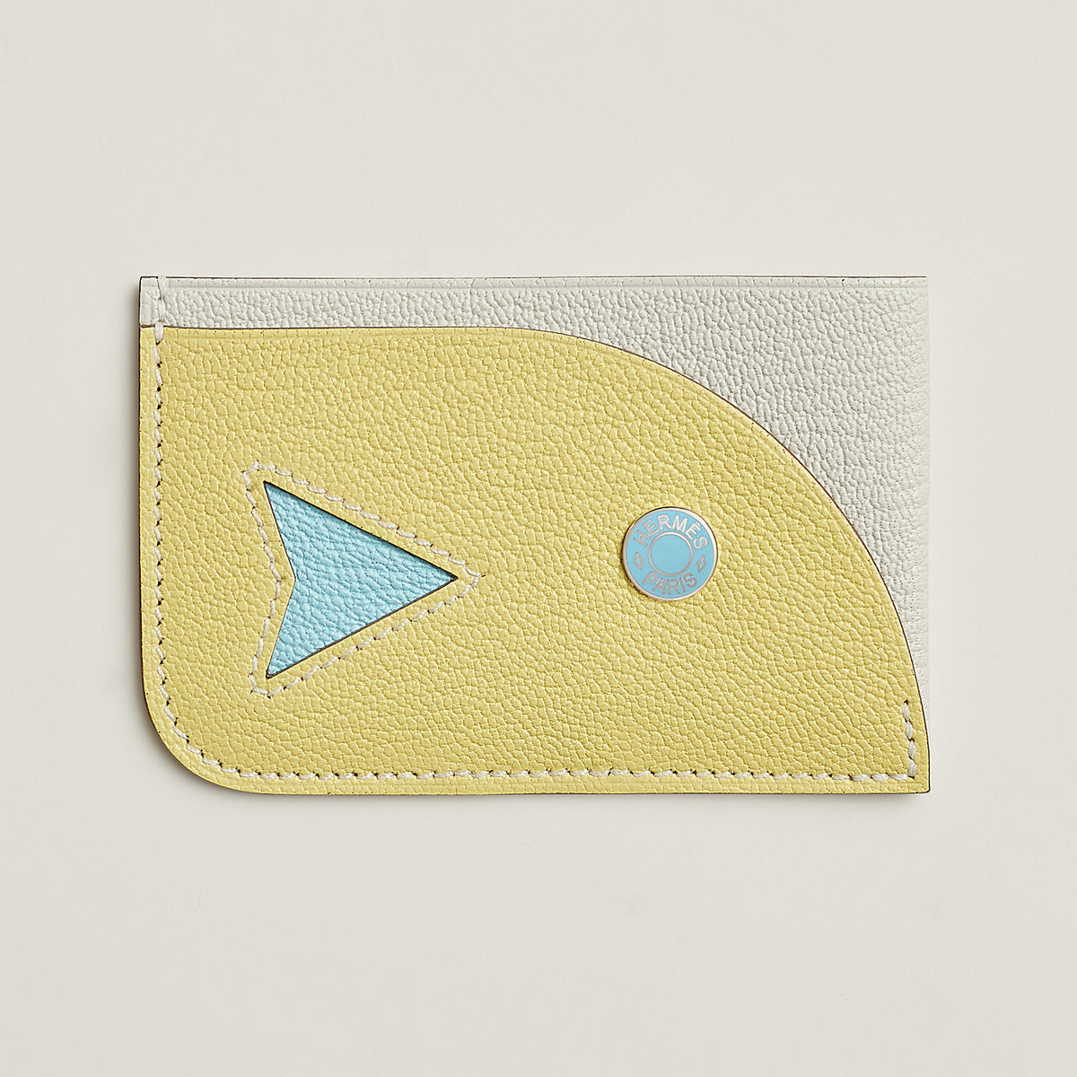 Hermes Poisson Card Holder Mushroom