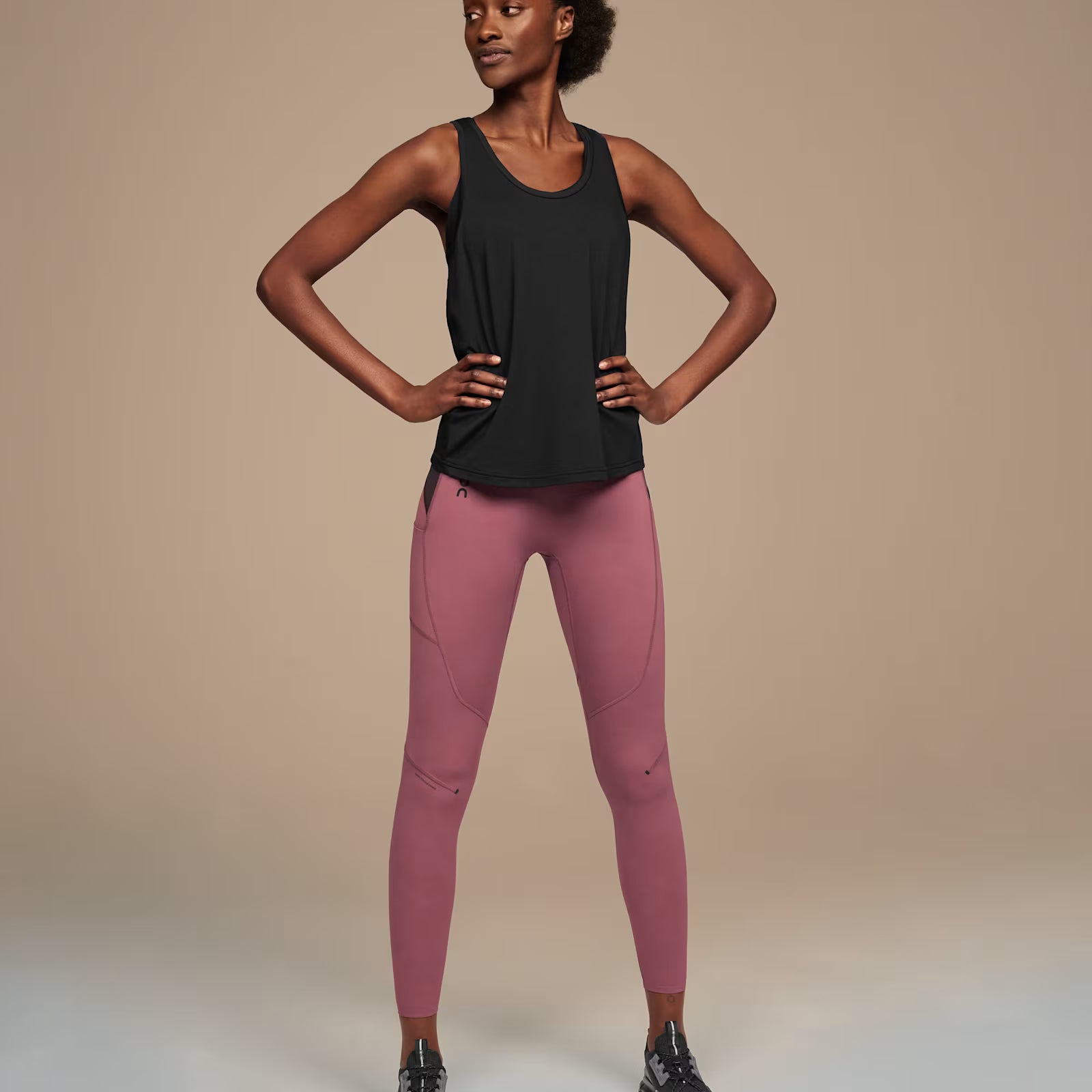 On Focus Tank Black (Women'S)