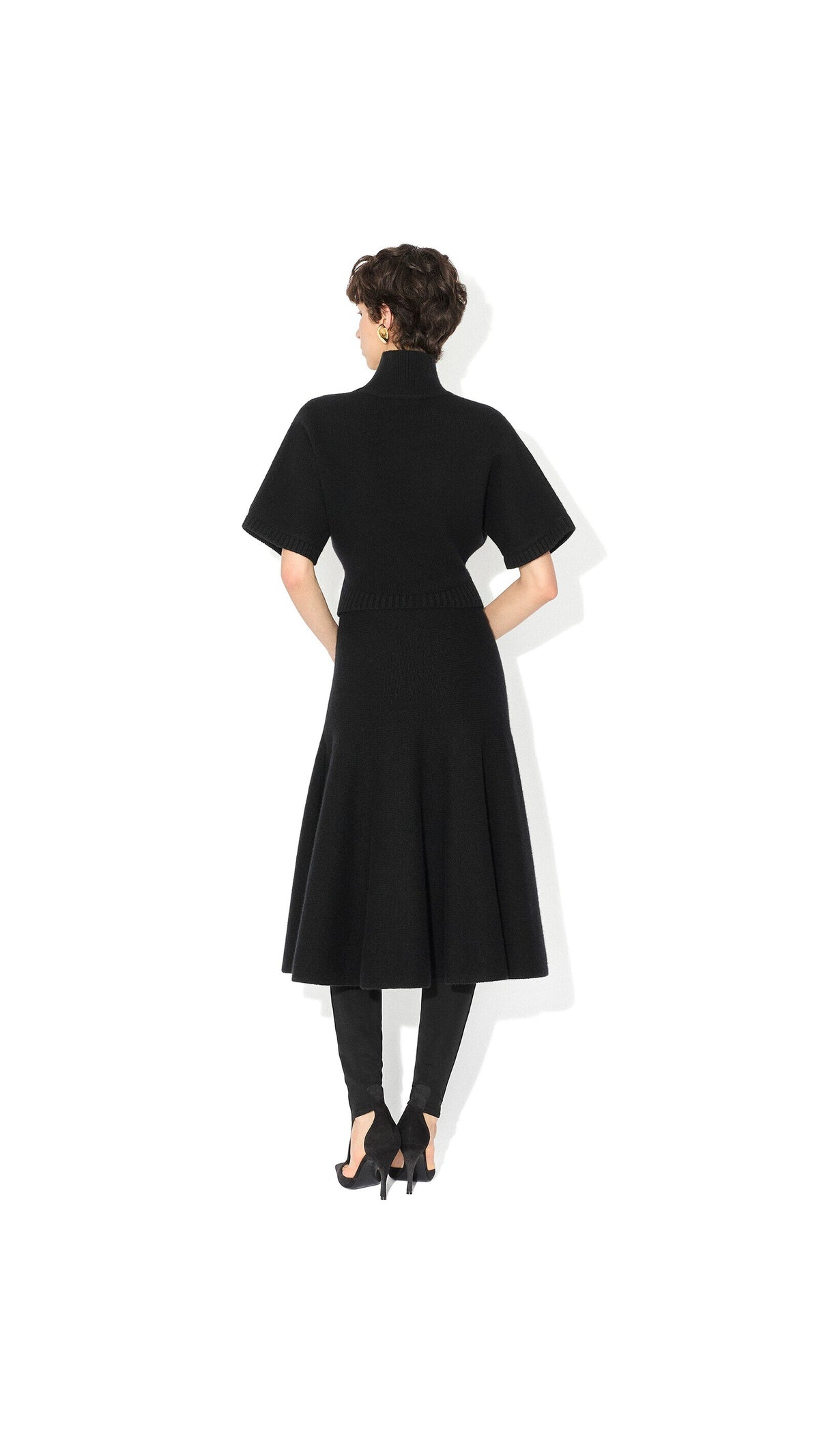 Alaïa Cashmere Flared Skirt