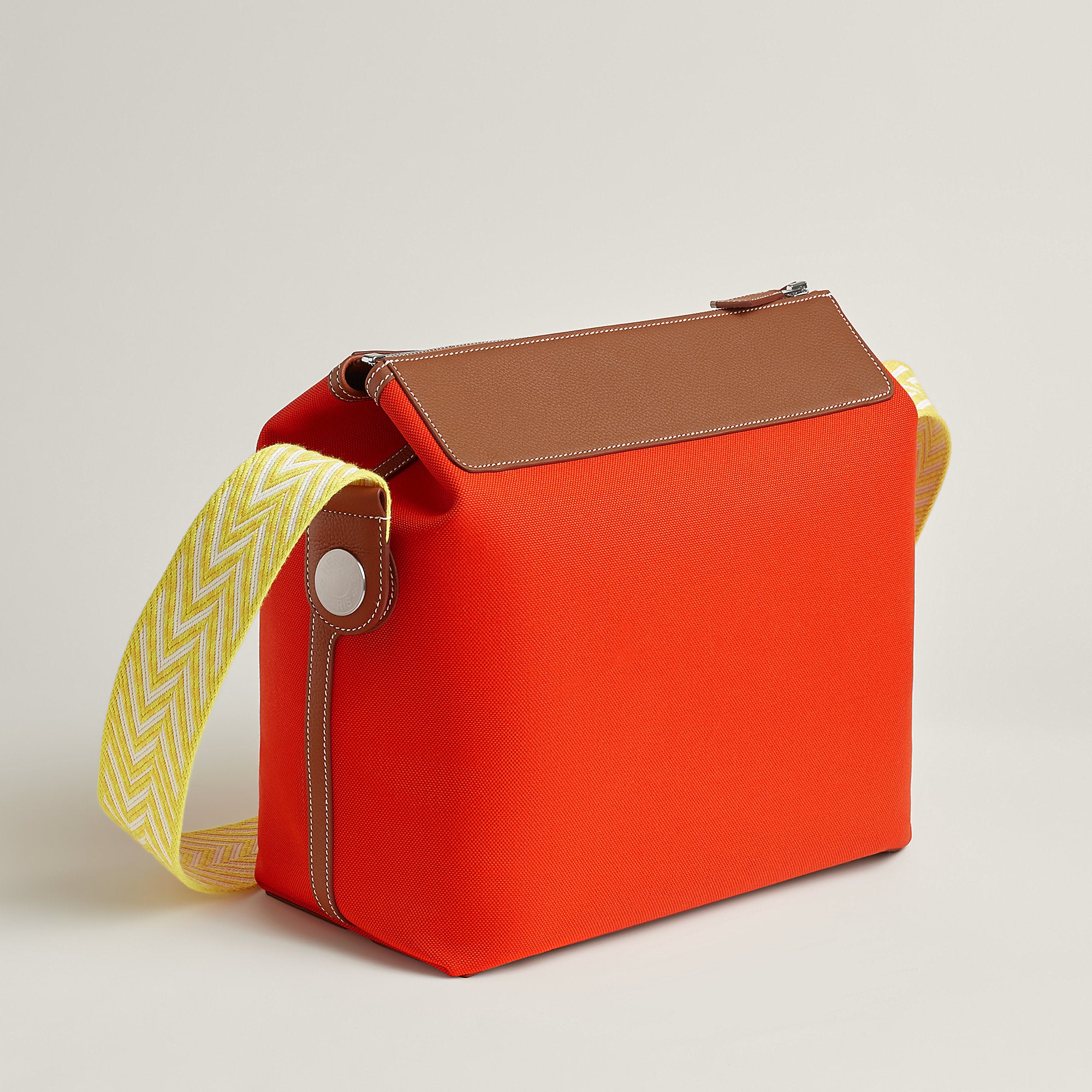 Hermes R.M.S 12H Bag Orange Mcano