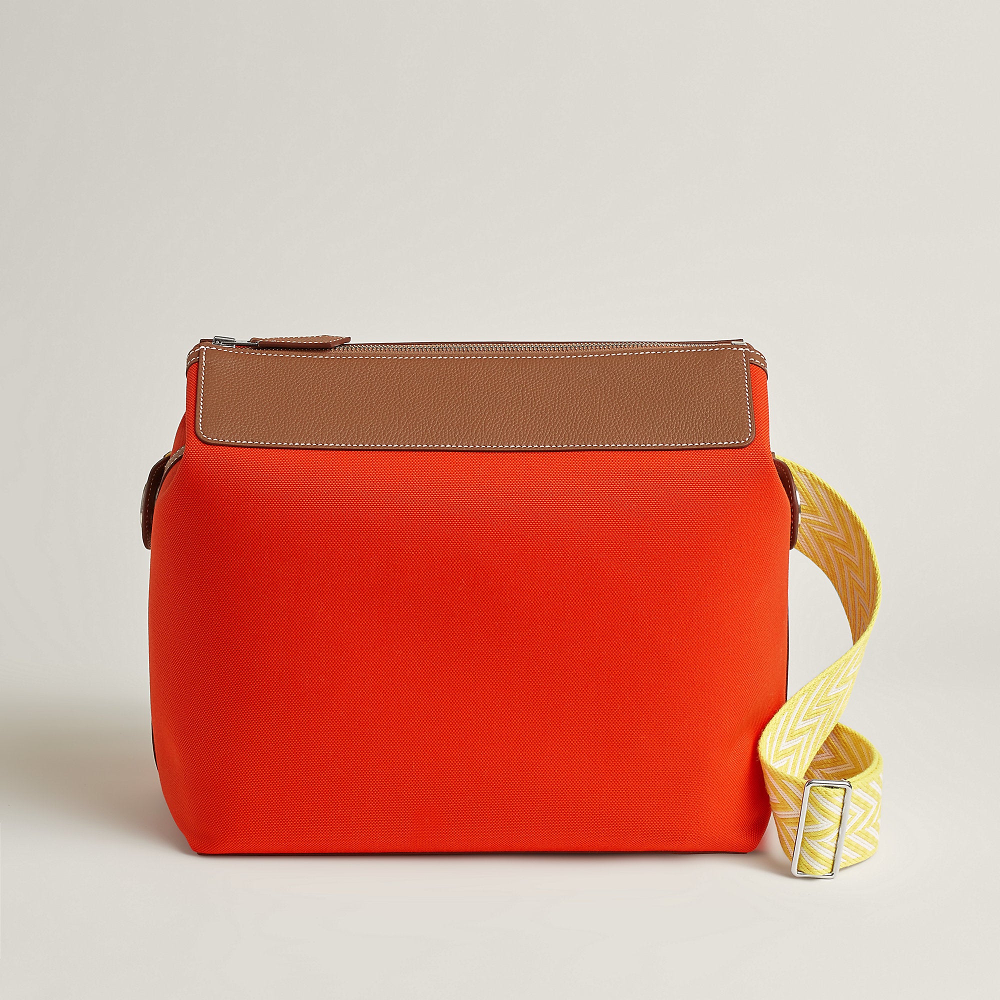 Hermes R.M.S 12H Bag Orange Mcano