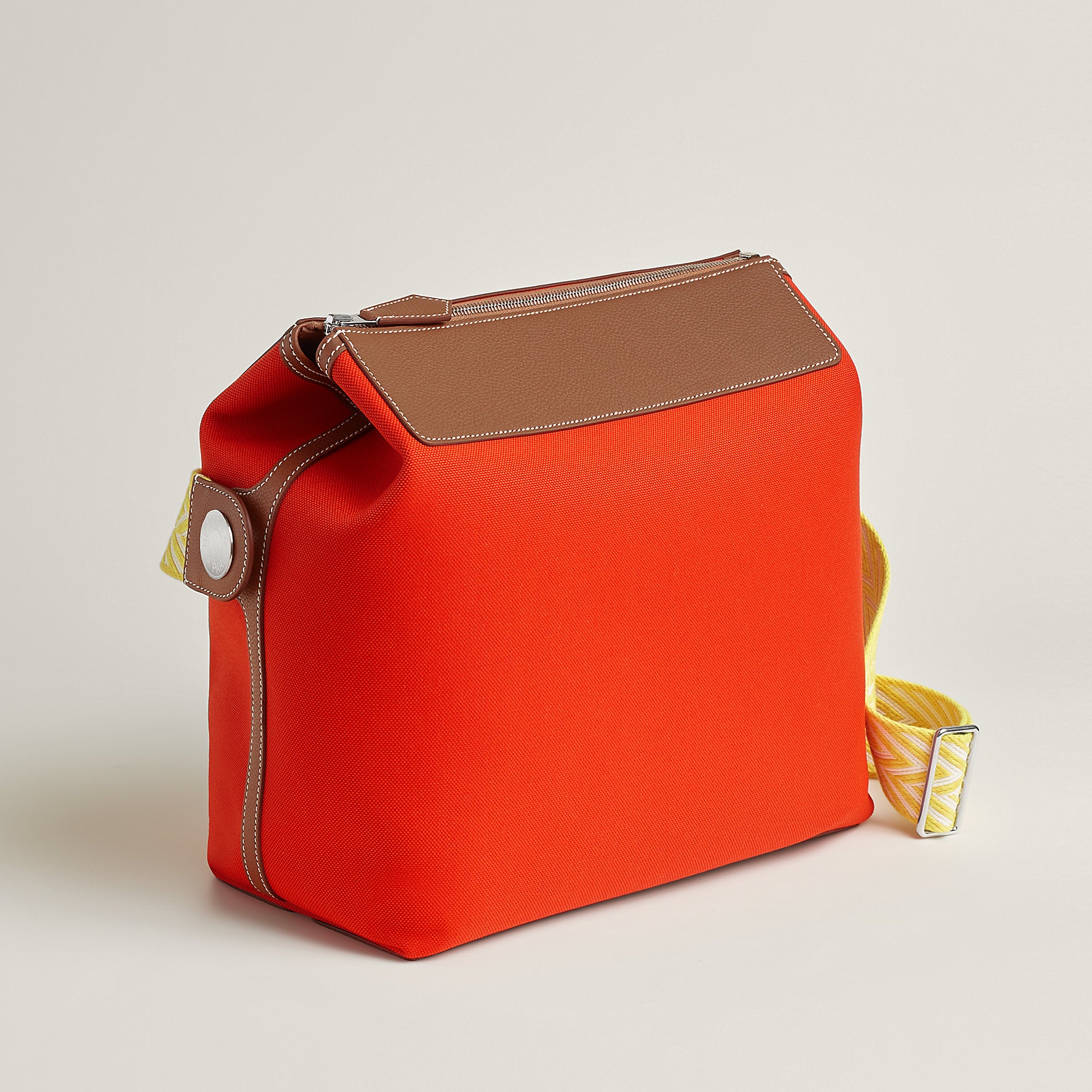 Hermes R.M.S 12H Bag Orange Mcano