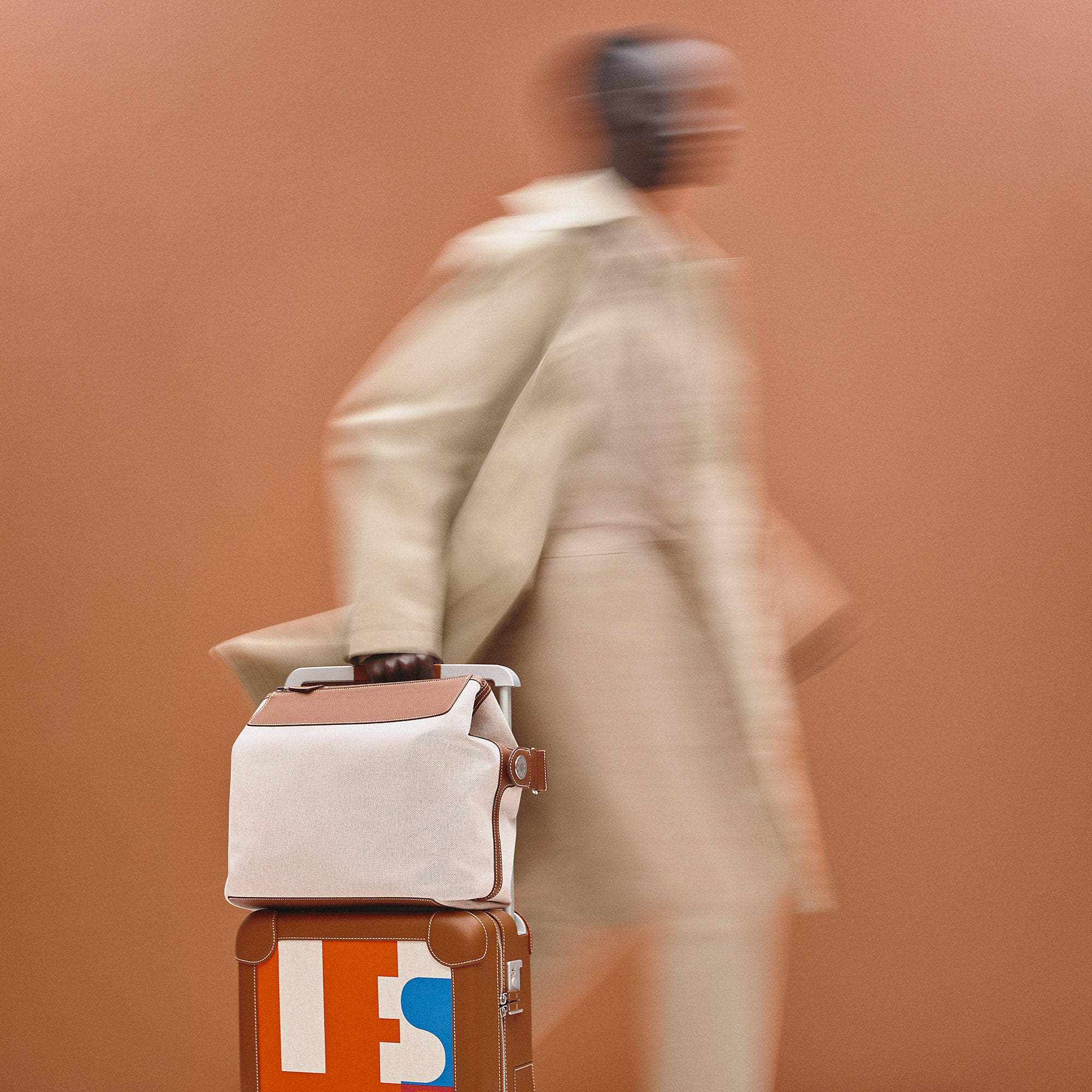 Hermes R.M.S 12H Bag Orange Mcano