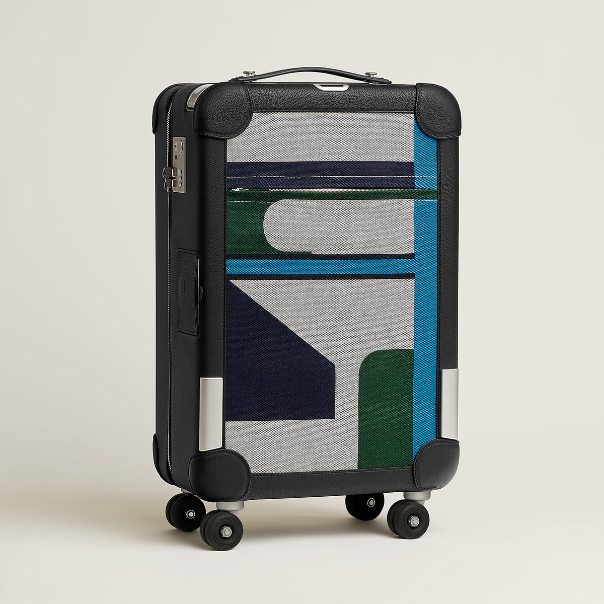Hermes R.M.S Cabin Suitcase Bleu Hydra