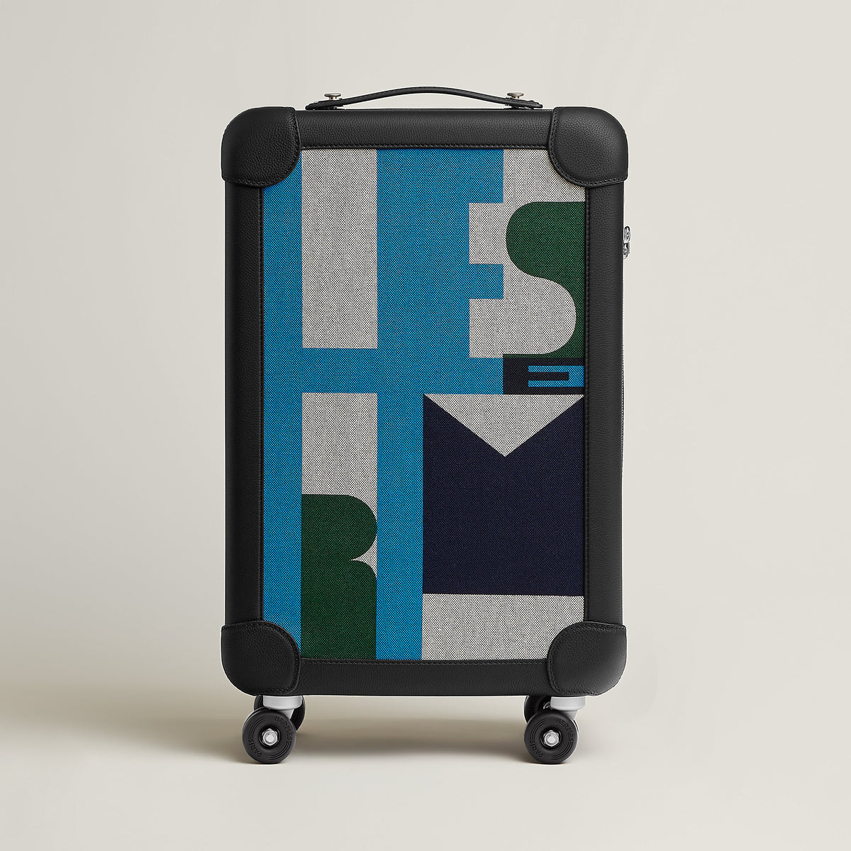 Hermes R.M.S Cabin Suitcase Bleu Hydra