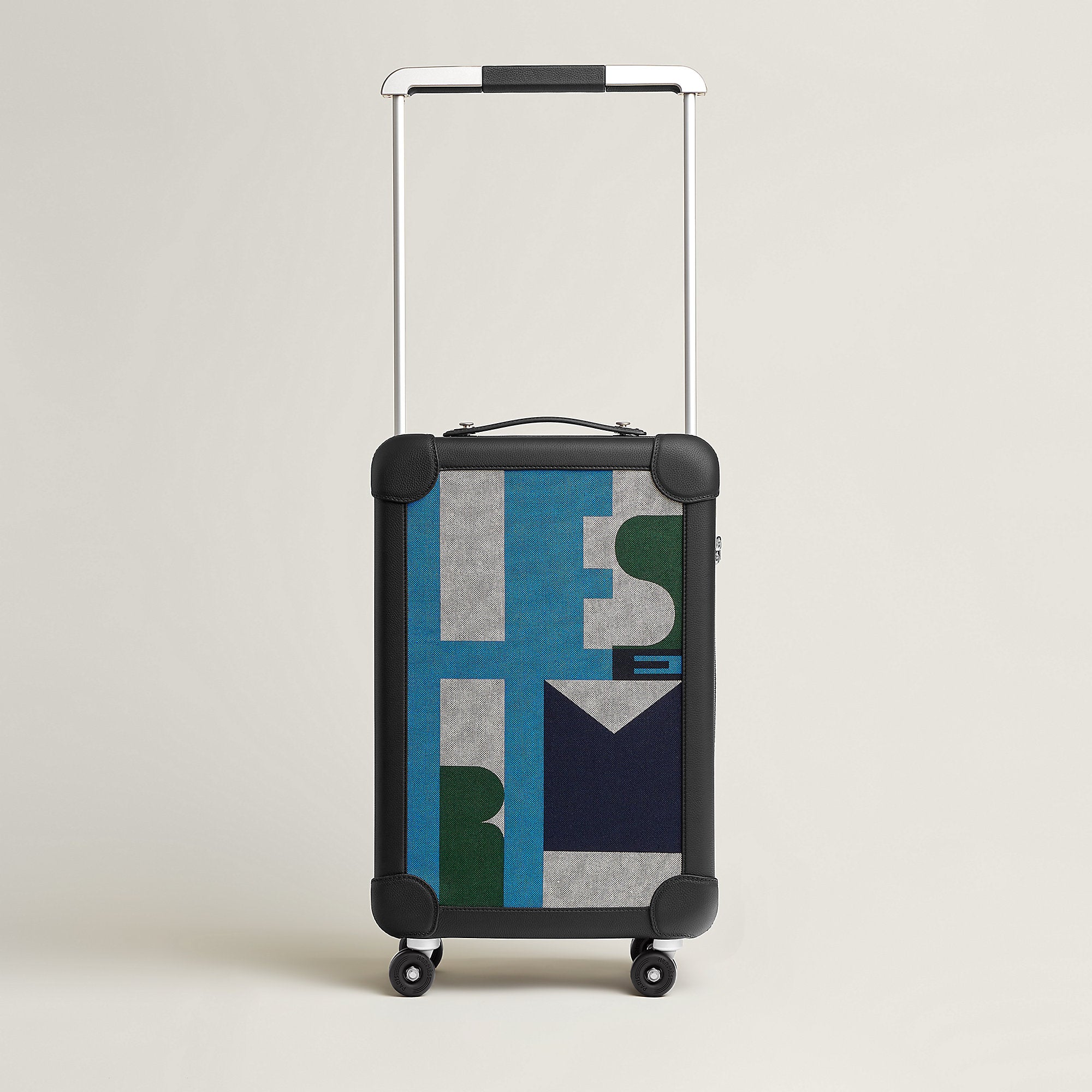 Hermes R.M.S Cabin Suitcase Bleu Hydra