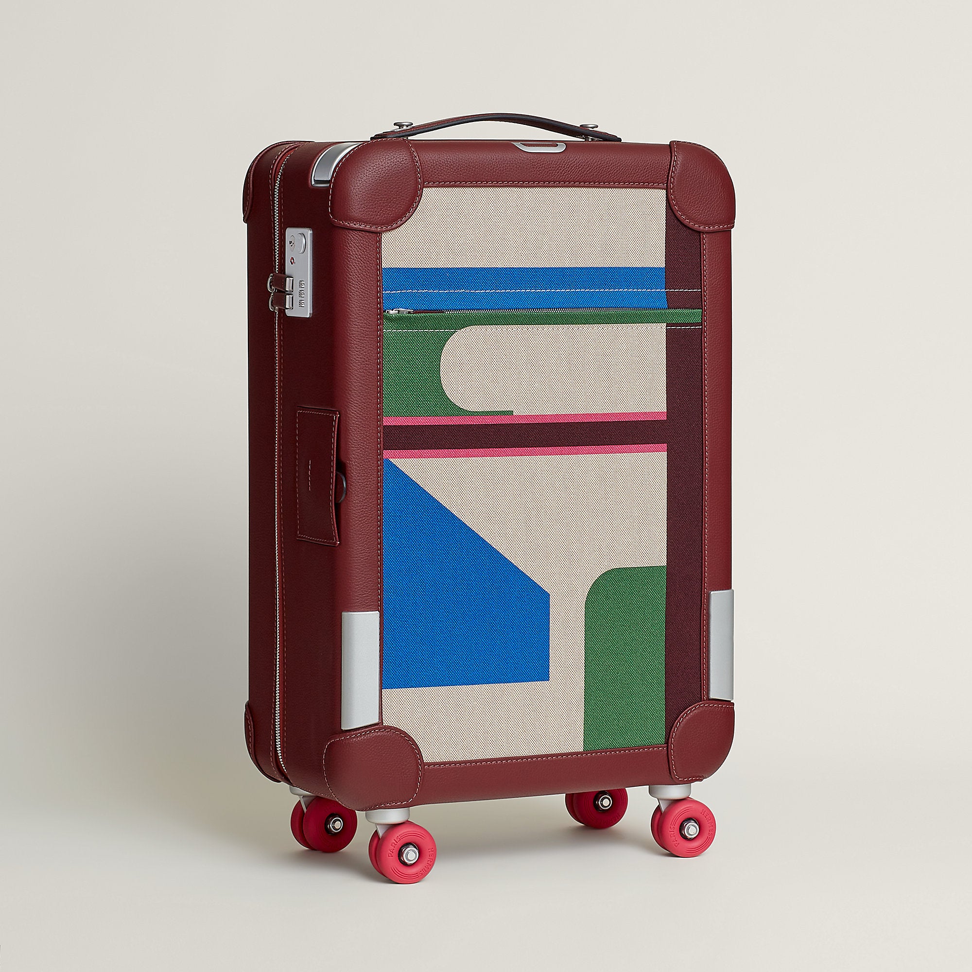 Hermes R.M.S Cabin Suitcase Bordeaux