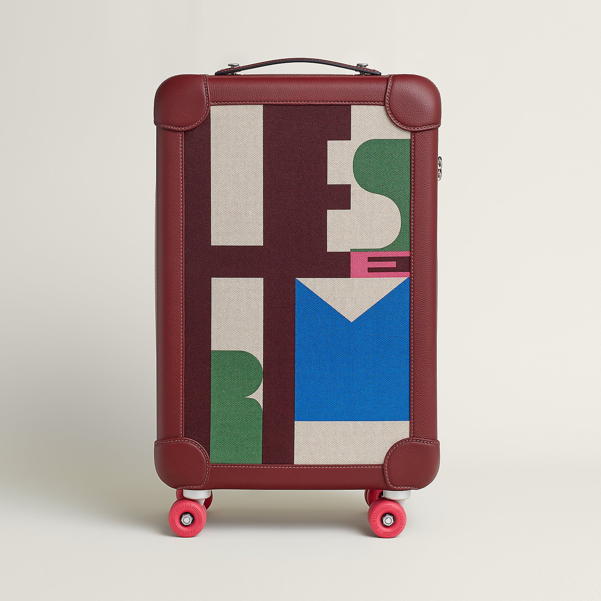 Hermes R.M.S Cabin Suitcase Bordeaux