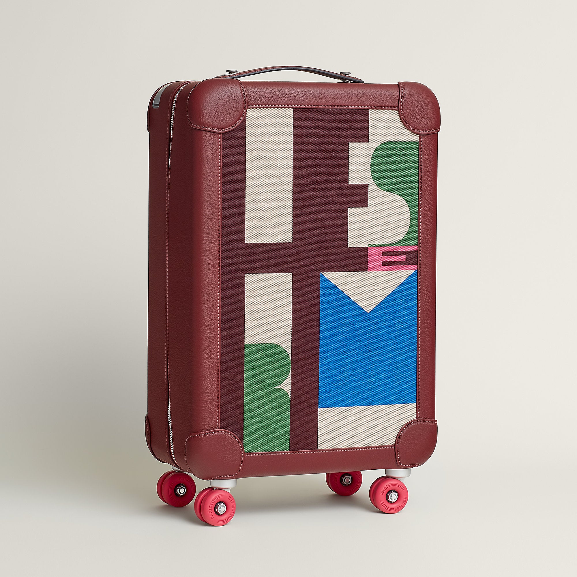 Hermes R.M.S Cabin Suitcase Bordeaux