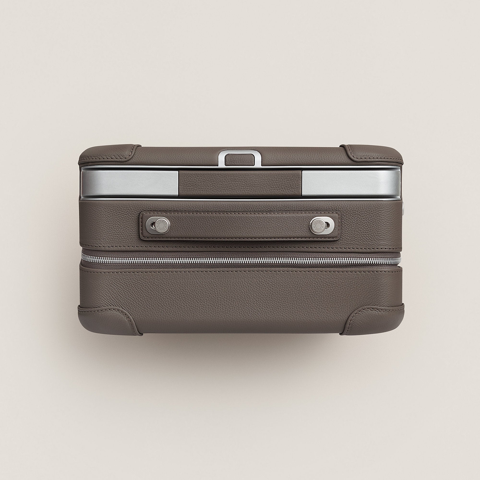 Hermes R.M.S Cabin Suitcase Gris Tain