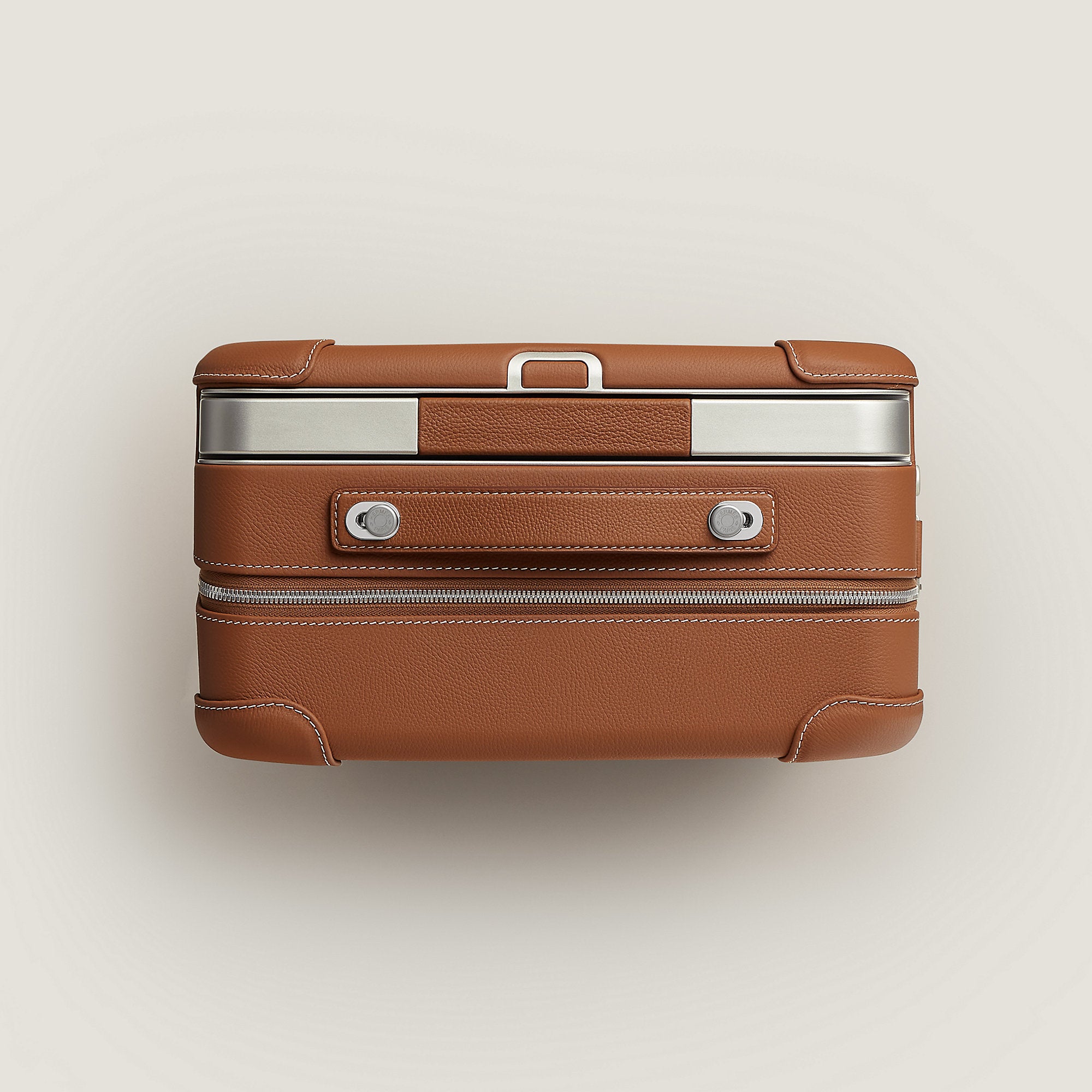 Hermes R.M.S Cabin Suitcase Fauve