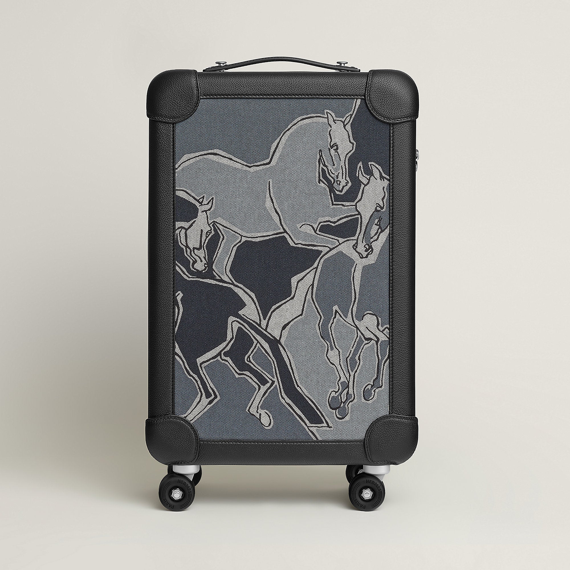 Hermes R.M.S Cabin Suitcase Gris Fonc