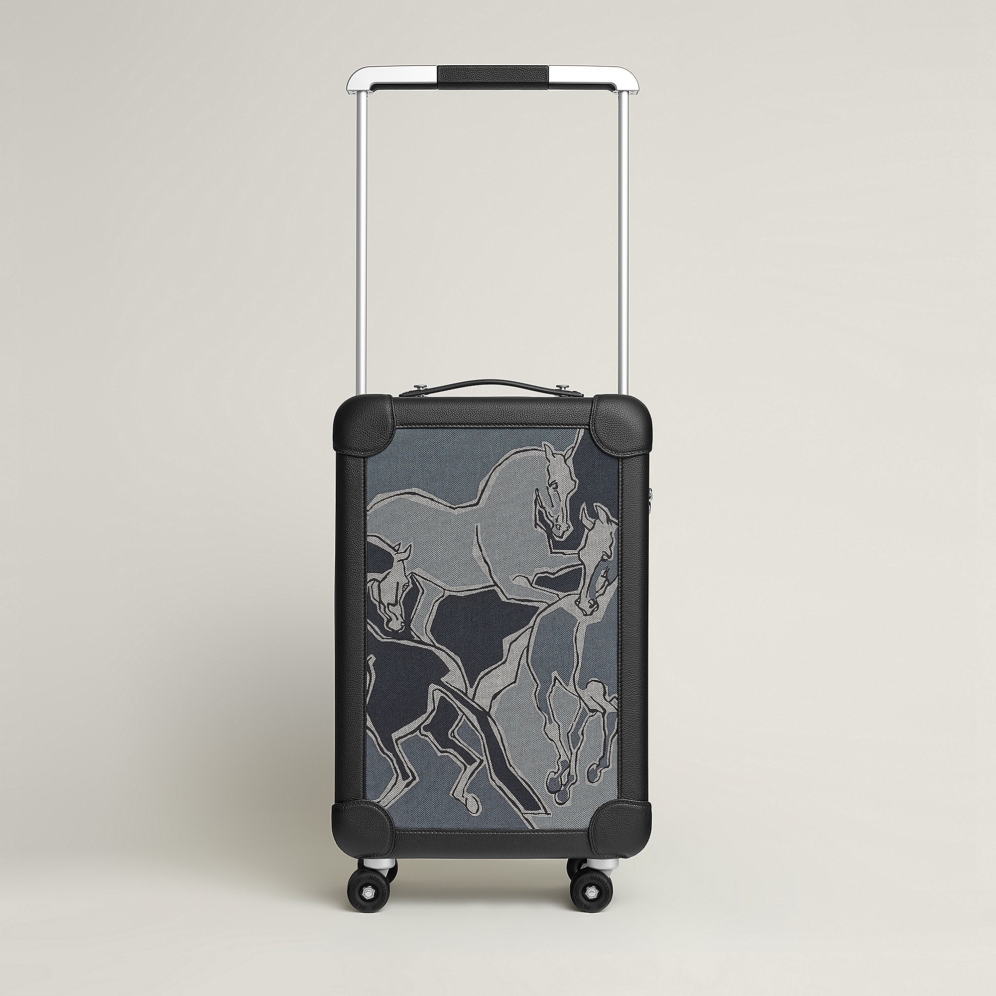 Hermes R.M.S Cabin Suitcase Gris Fonc