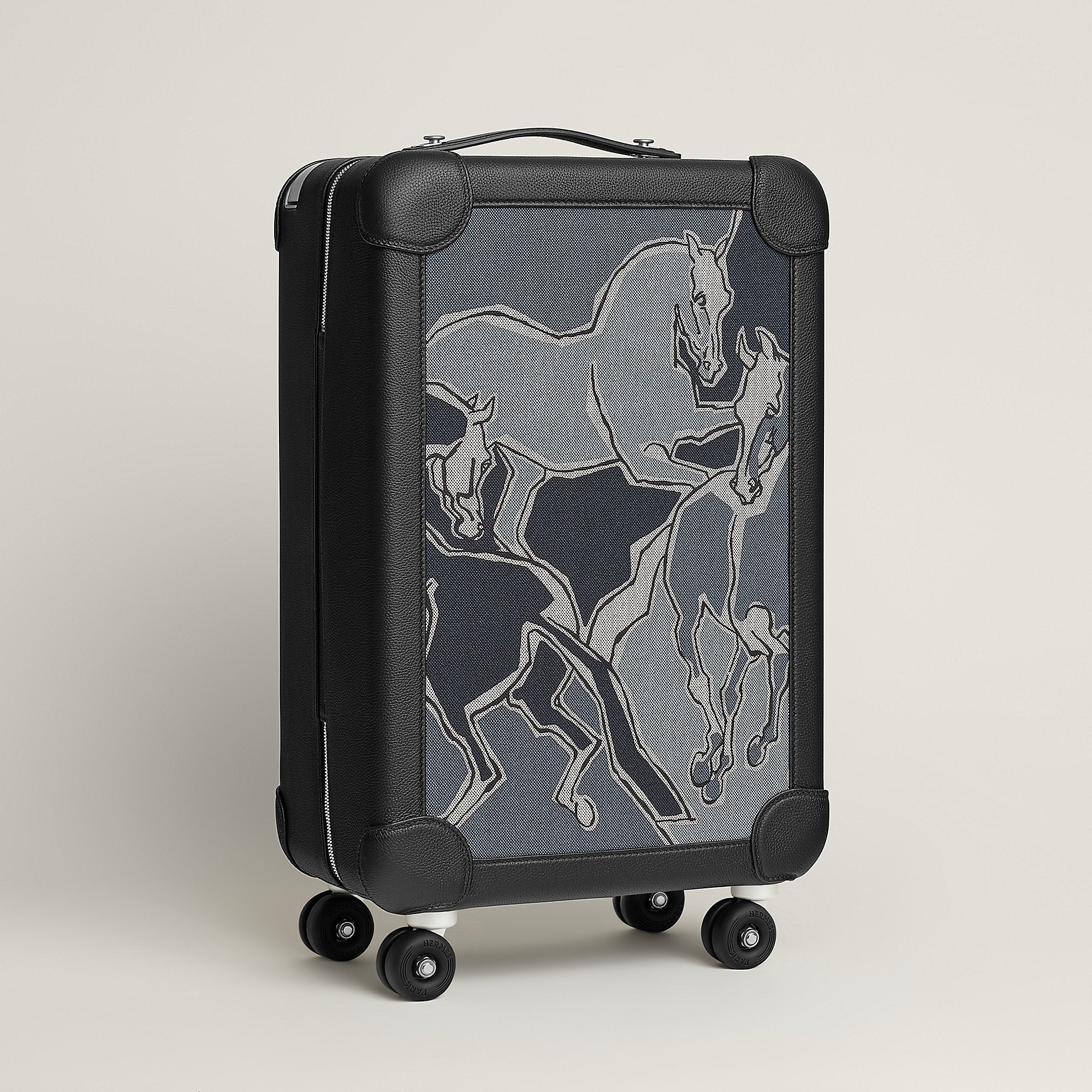 Hermes R.M.S Cabin Suitcase Gris Fonc