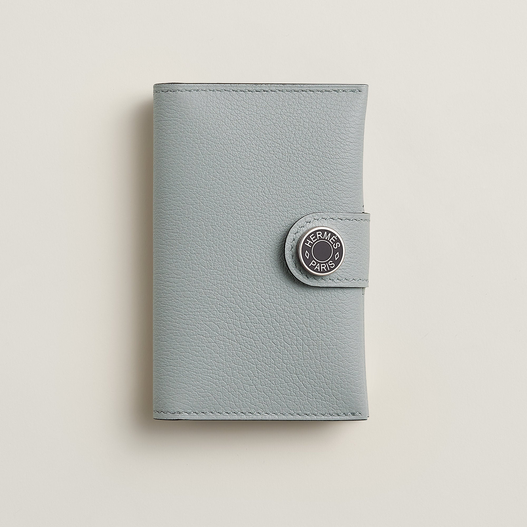 Hermes R.M.S Card Holder Bleu Glacier