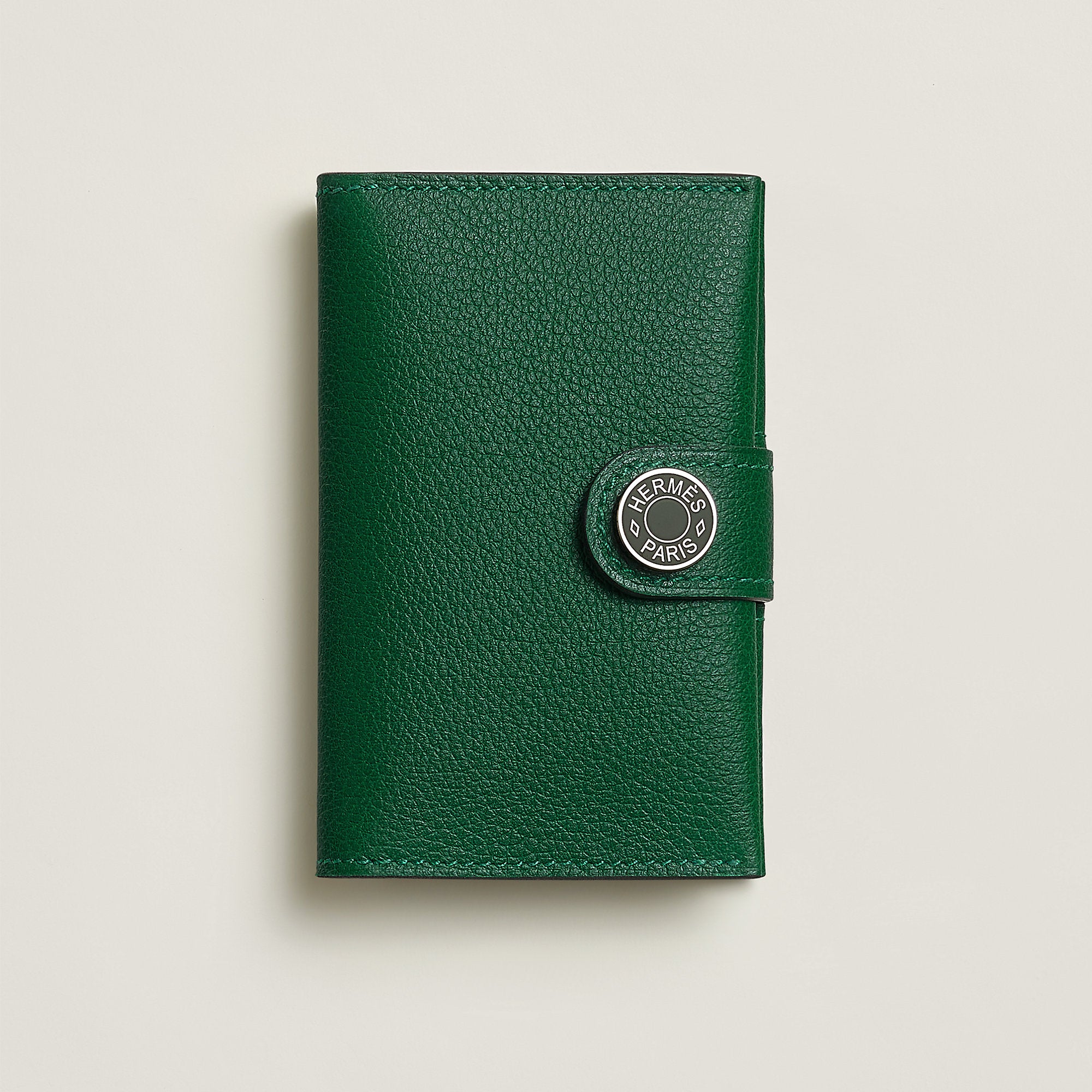 Hermes R.M.S Card Holder Bleu Zanzibar