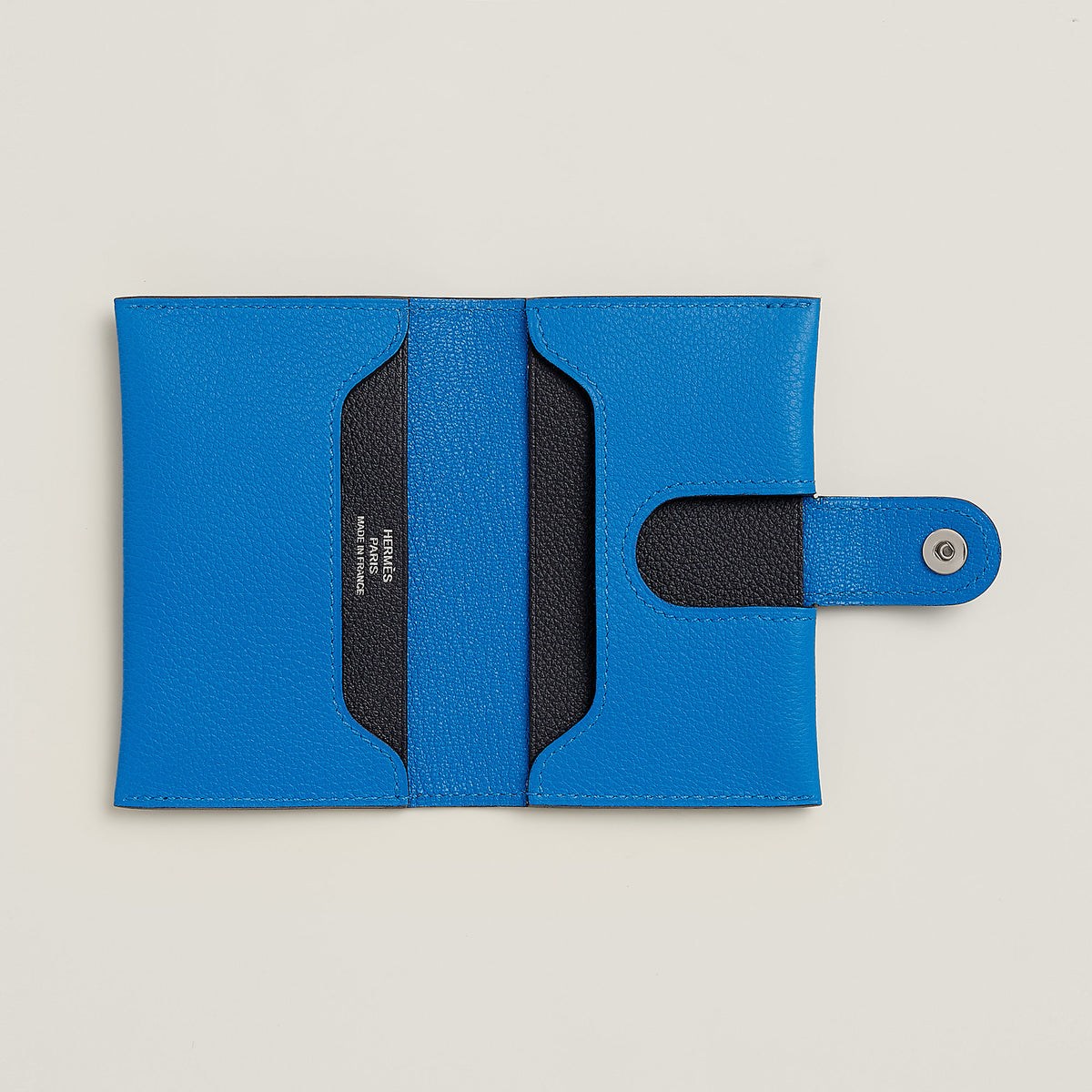 Hermes R.M.S Card Holder New Bleu Hydra