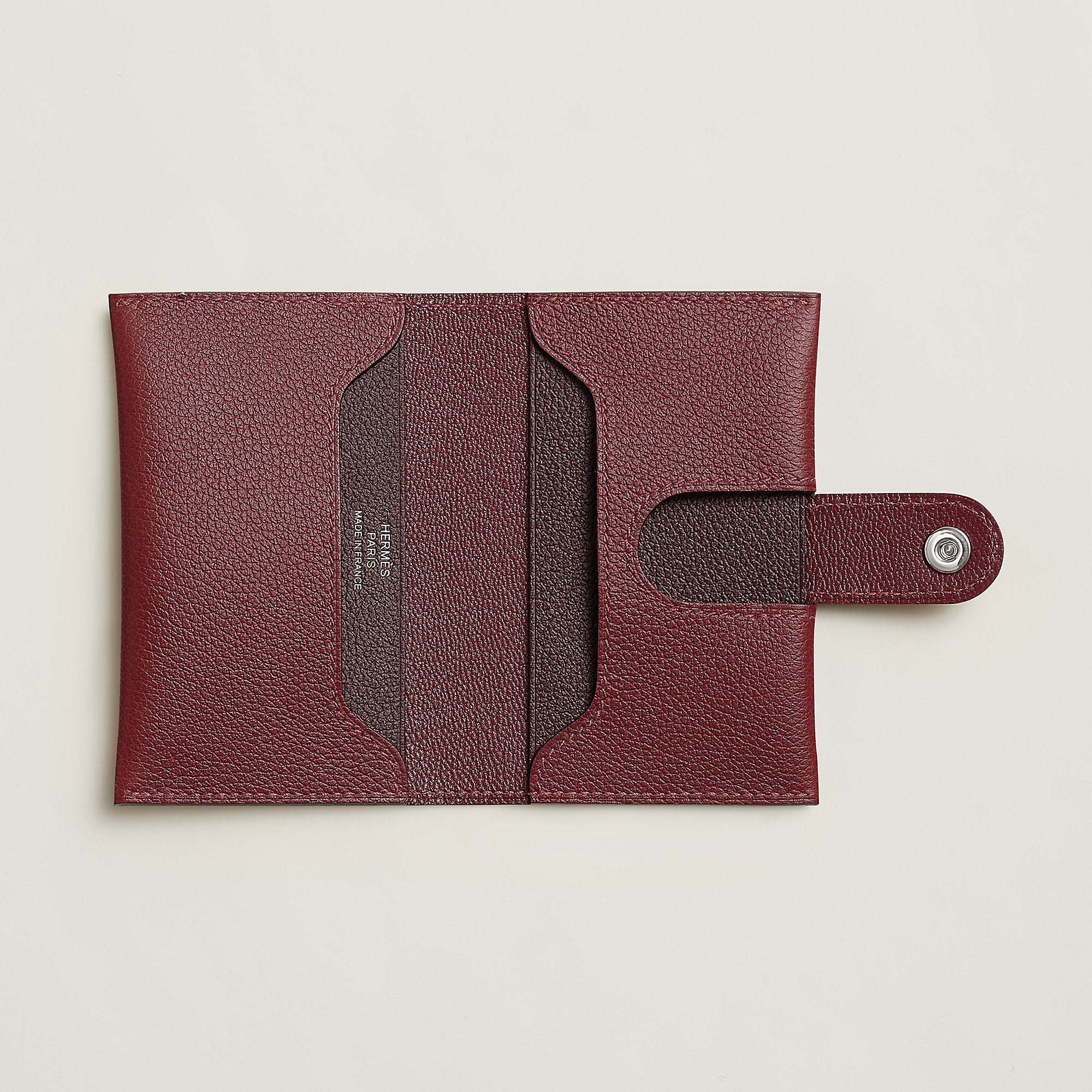 Hermes R.M.S Card Holder Rouge H