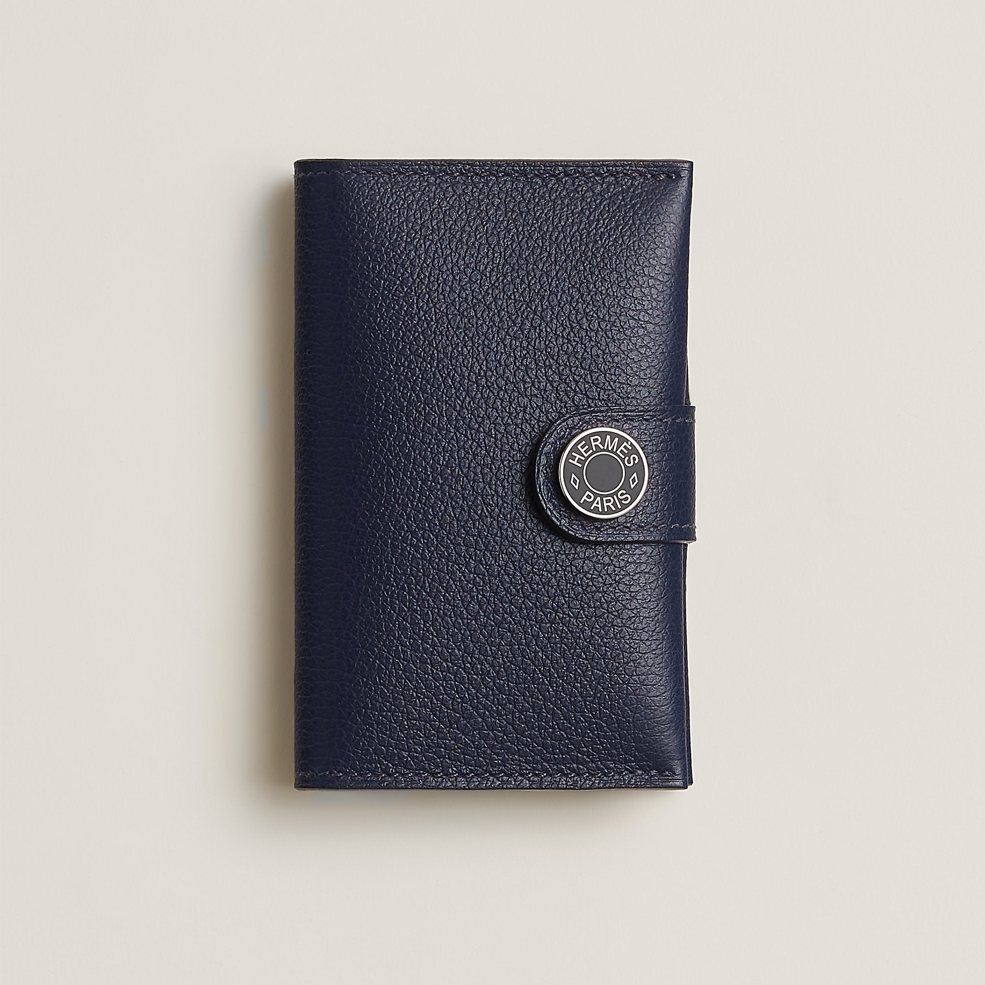Hermes R.M.S Card Holder Bleu Nuit
