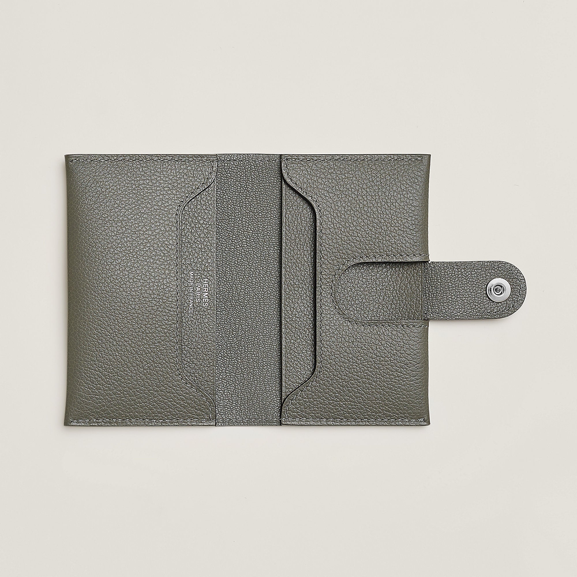 Hermes R.M.S Card Holder Gris Meyer
