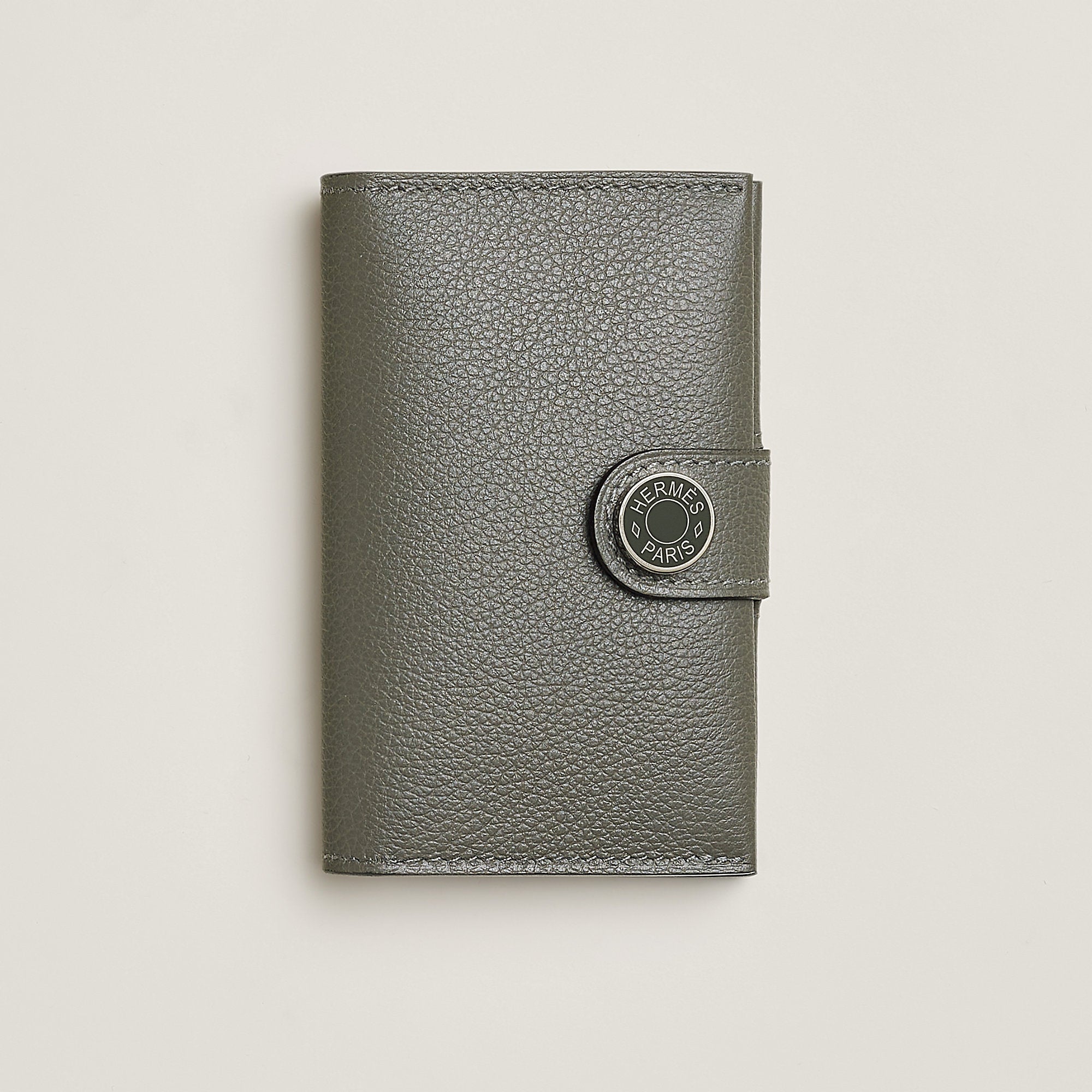 Hermes R.M.S Card Holder Gris Meyer