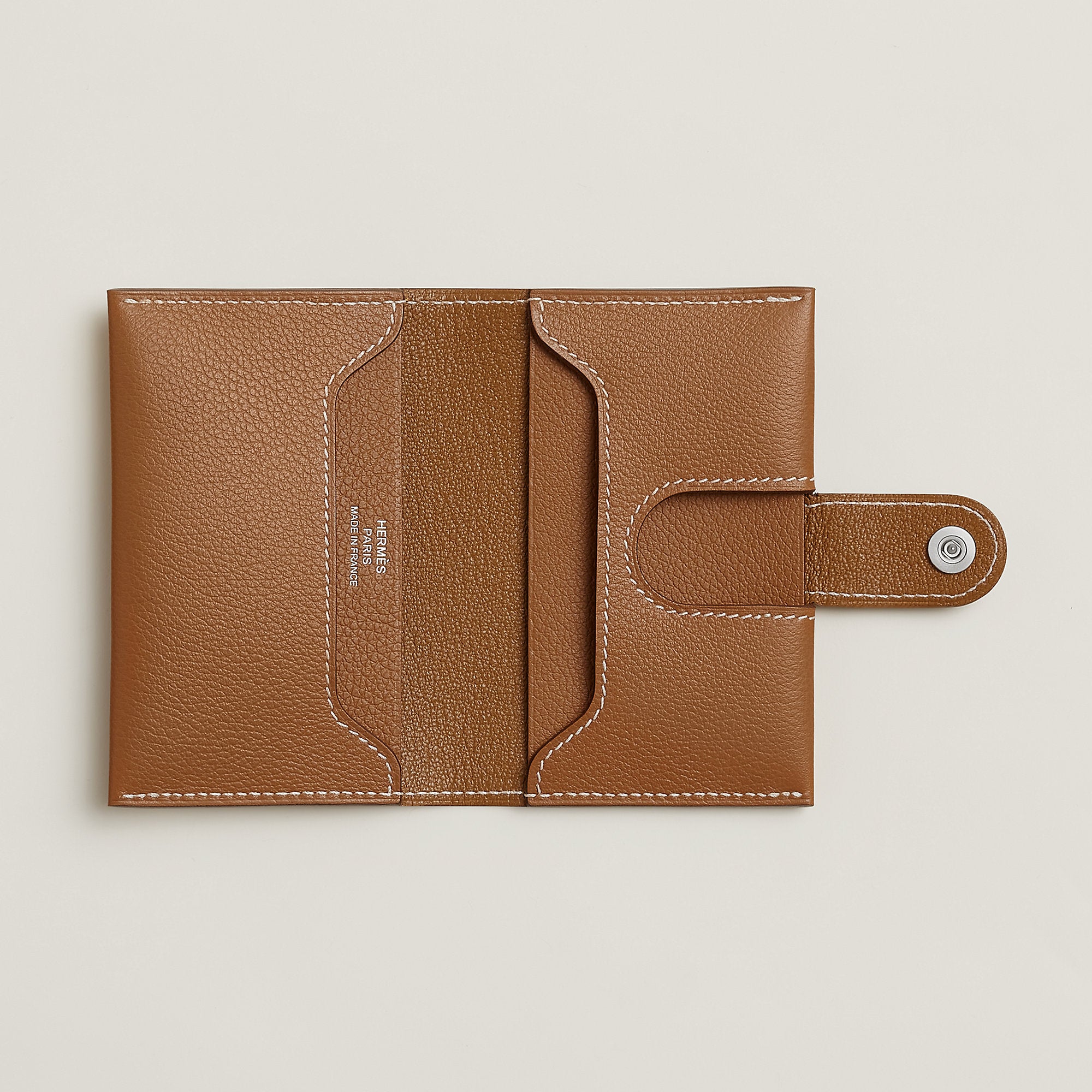 Hermes R.M.S Card Holder Gold